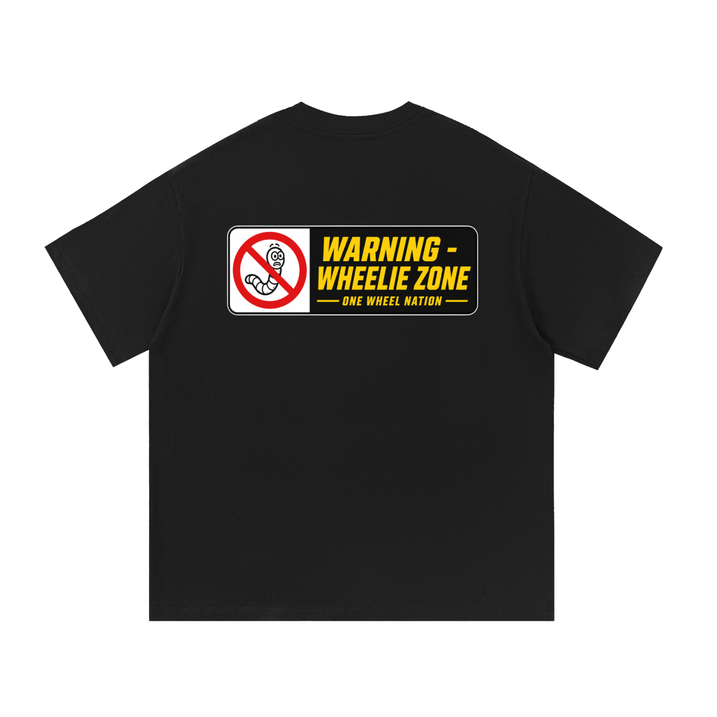 One Wheel Nation - Warning Wheelie Zone Tee