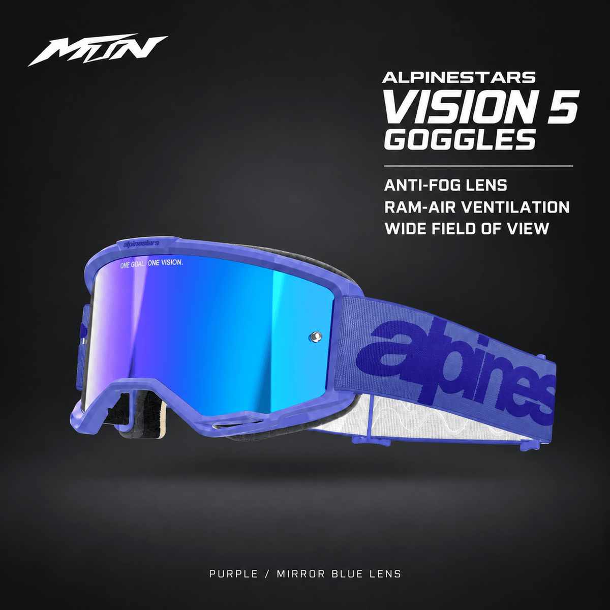 Alpinestars Vision 5 Goggles | MTN MOTOWORKS E-Moto Performance Parts & Accessories#