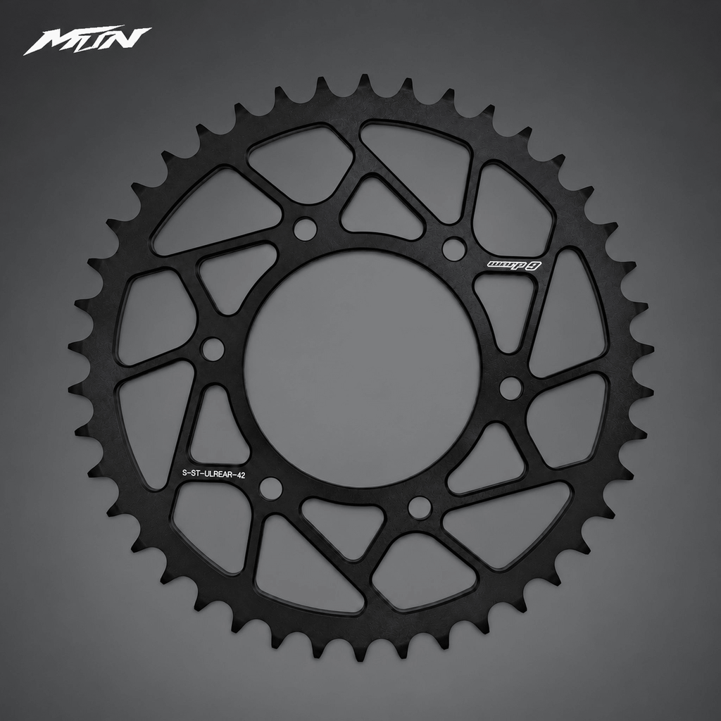 Anvil Steel Rear Sprocket | Sur-Ron Ultra Bee | MTN MOTOWORKS E-Moto Performance Parts & Accessories#