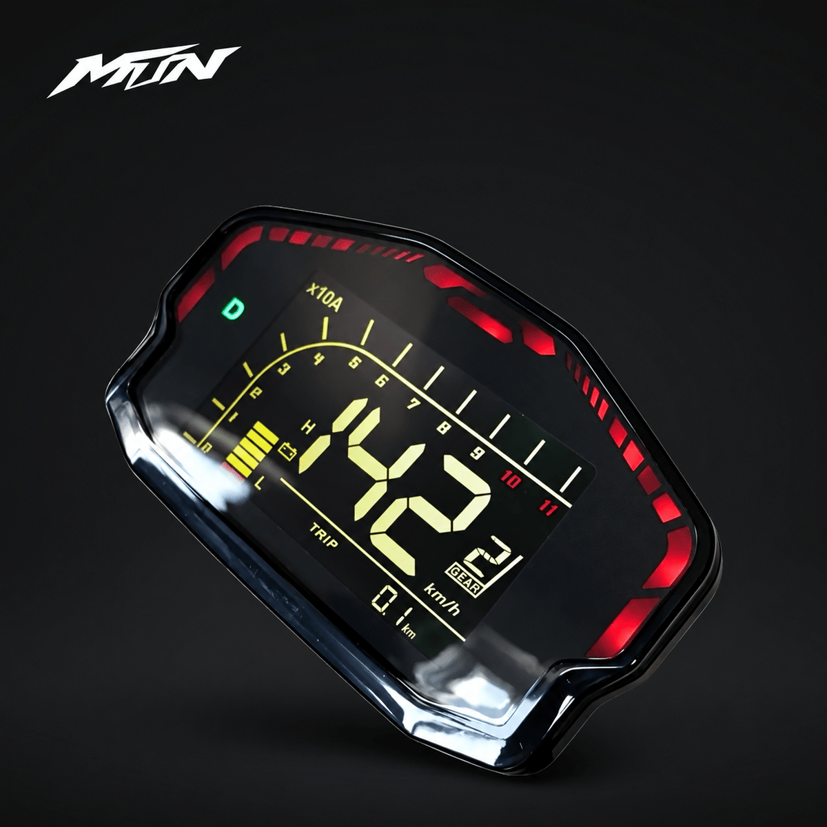 DKYS DKD LCD speedometer for 72V and 96V e-moto controllers