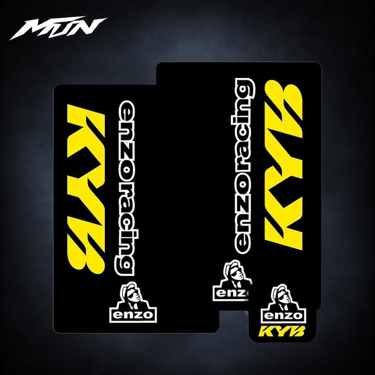 Enzo Racing KYB Fork & Shock Decal Kit | MTN MOTOWORKS E-Moto Performance Parts & Accessories#