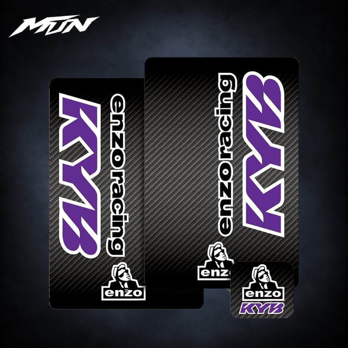 Enzo Racing KYB Fork & Shock Decal Kit | MTN MOTOWORKS E-Moto Performance Parts & Accessories#