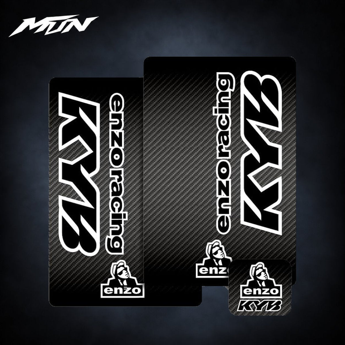 Enzo Racing KYB Fork & Shock Decal Kit | MTN MOTOWORKS E-Moto Performance Parts & Accessories#