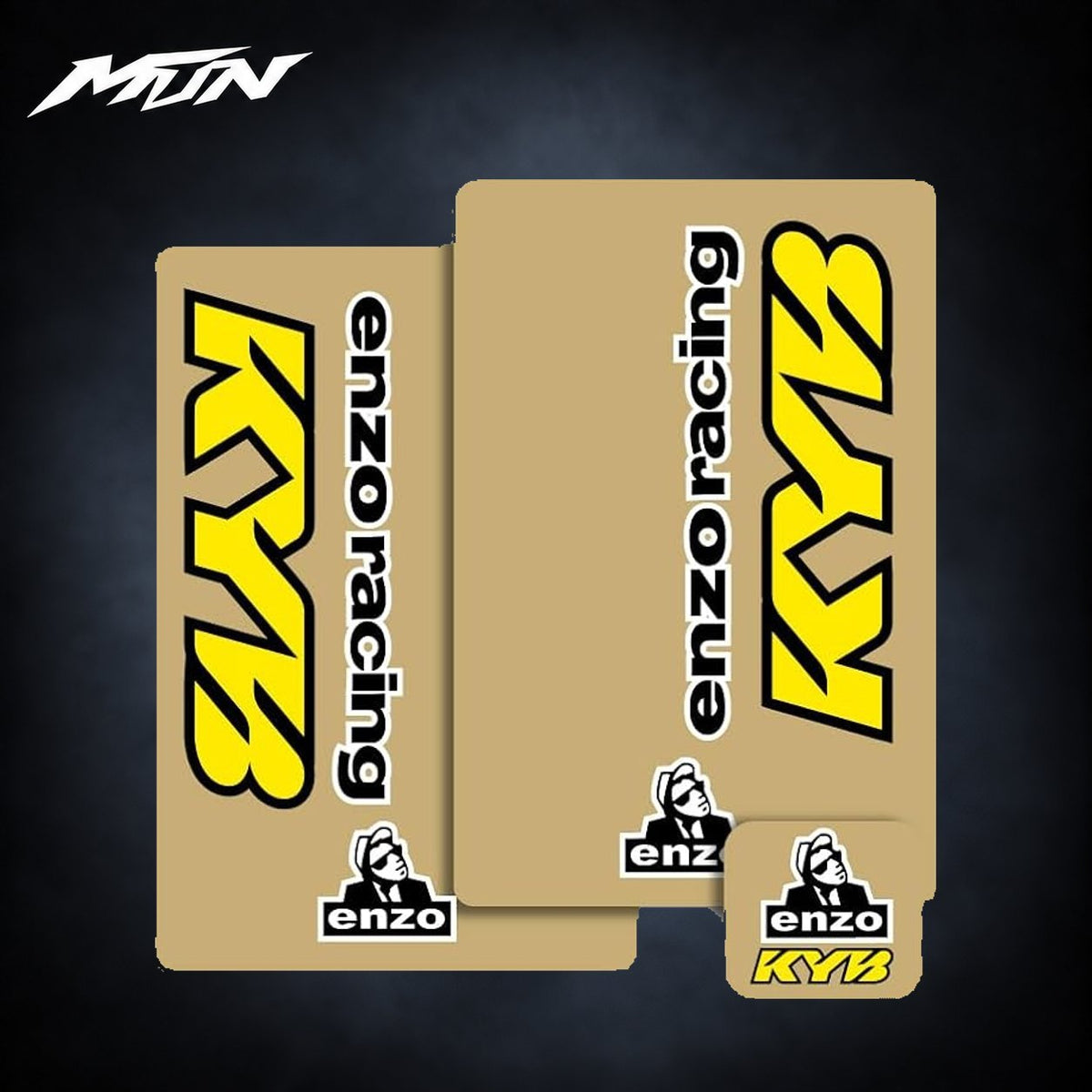 Enzo Racing KYB Fork & Shock Decal Kit | MTN MOTOWORKS E-Moto Performance Parts & Accessories#