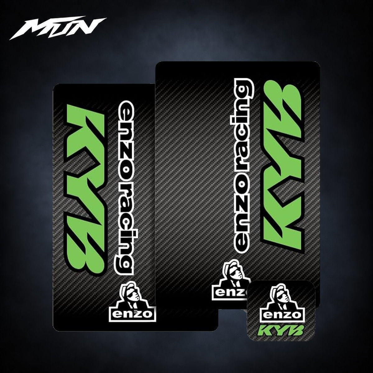 Enzo Racing KYB Fork & Shock Decal Kit | MTN MOTOWORKS E-Moto Performance Parts & Accessories#