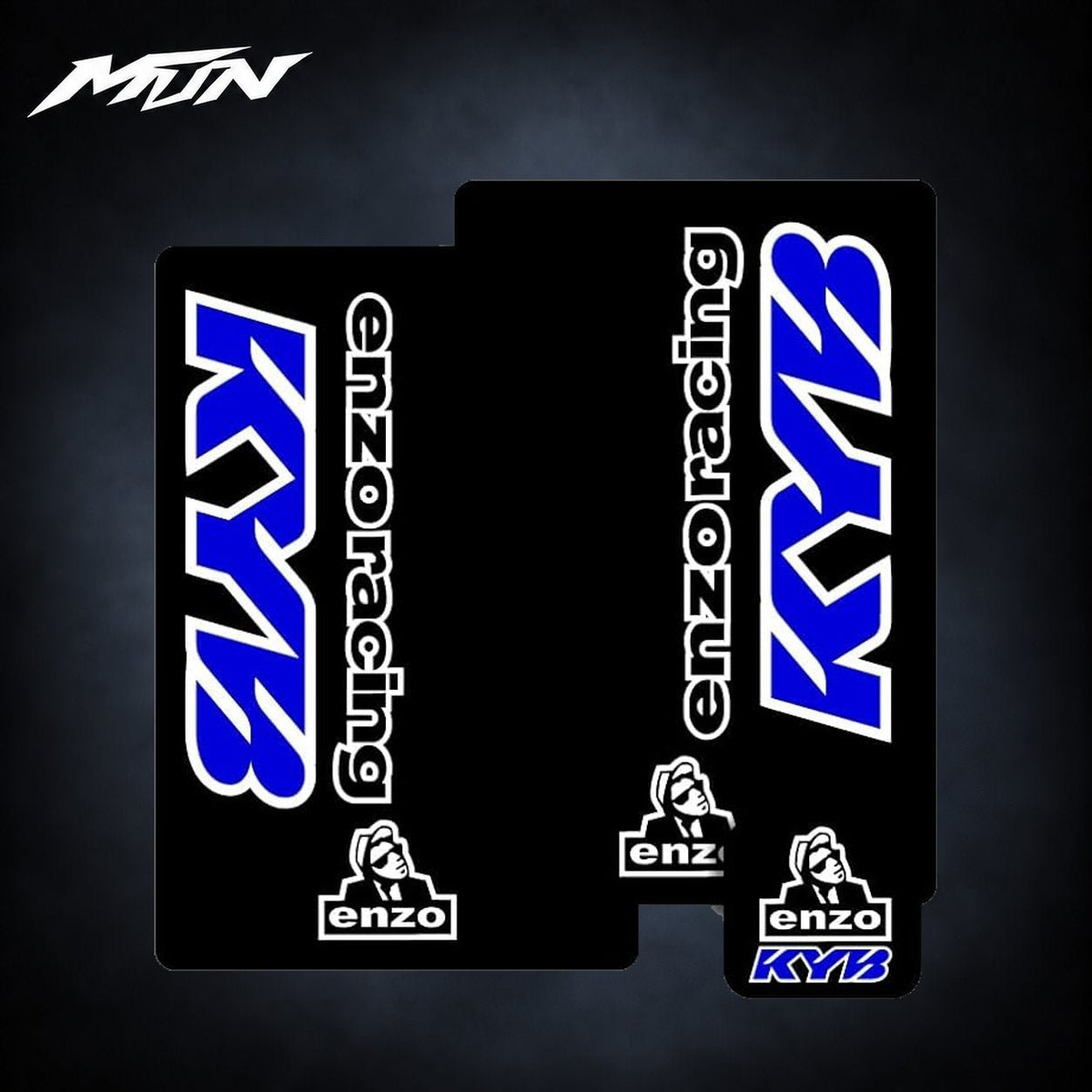 Enzo Racing KYB Fork & Shock Decal Kit | MTN MOTOWORKS E-Moto Performance Parts & Accessories#