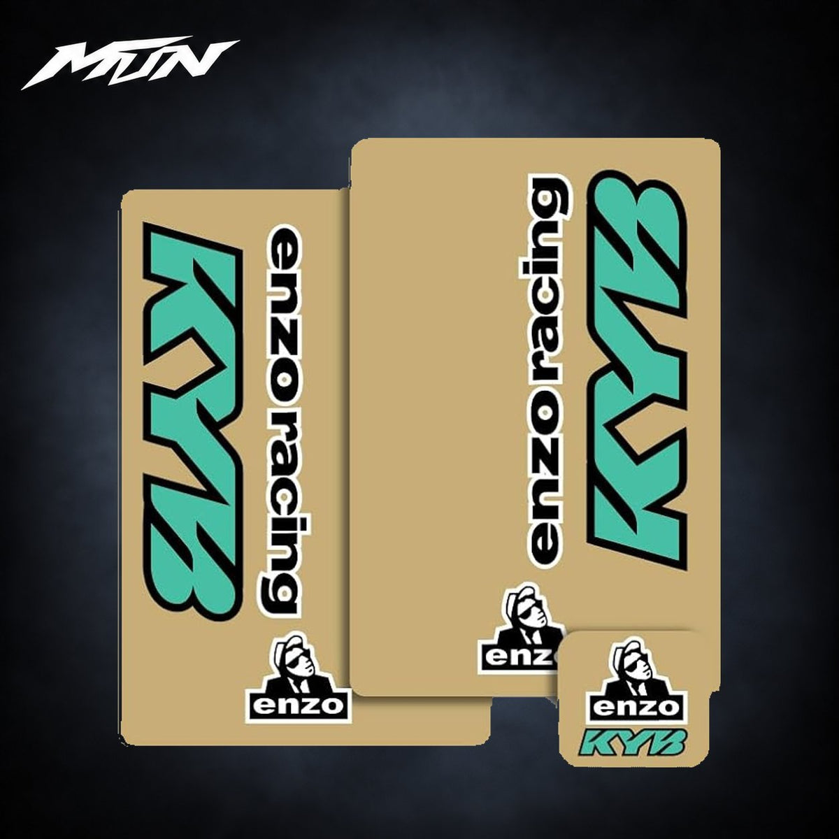 Enzo Racing KYB Fork & Shock Decal Kit | MTN MOTOWORKS E-Moto Performance Parts & Accessories#