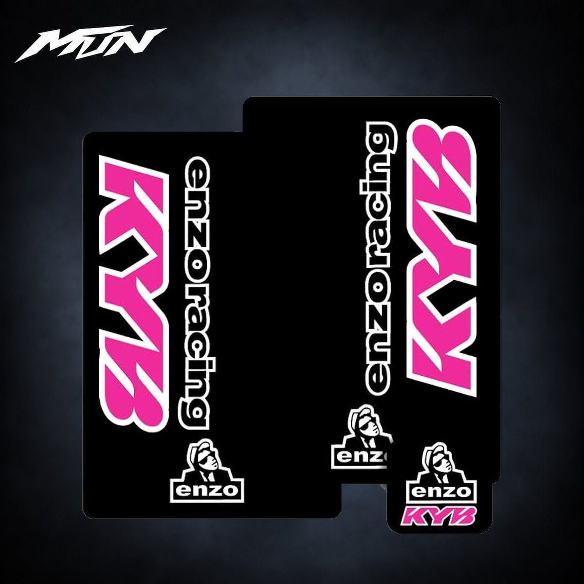 Enzo Racing KYB Fork & Shock Decal Kit | MTN MOTOWORKS E-Moto Performance Parts & Accessories#