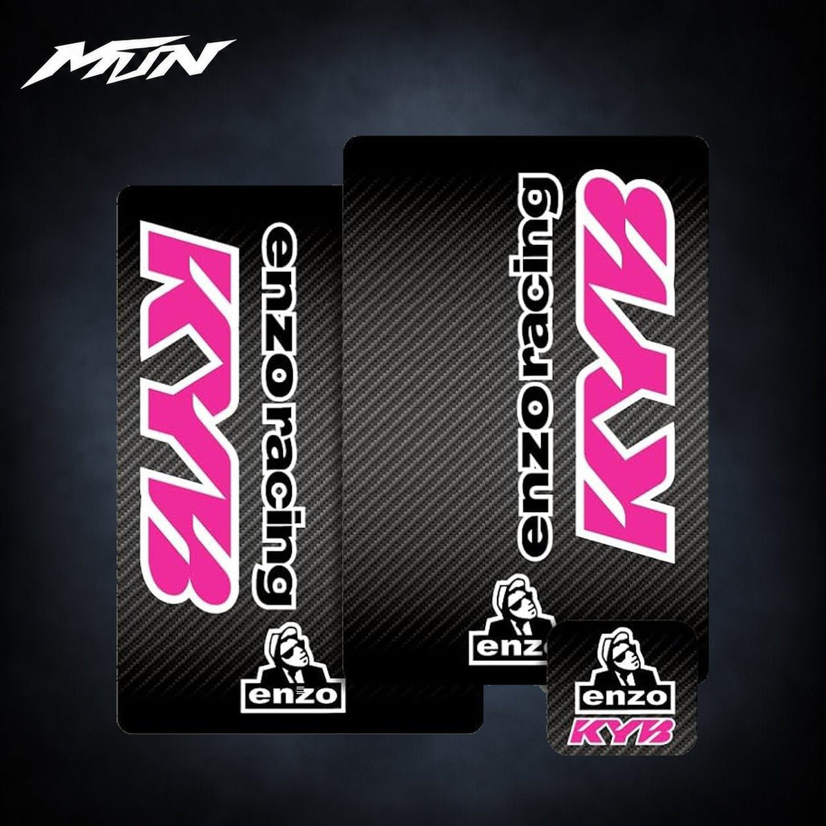 Enzo Racing KYB Fork & Shock Decal Kit | MTN MOTOWORKS E-Moto Performance Parts & Accessories#