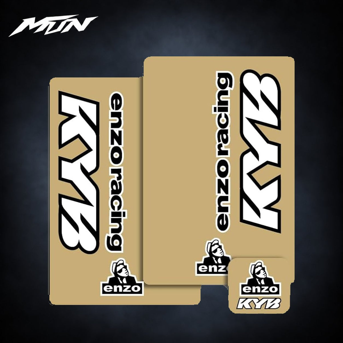 Enzo Racing KYB Fork & Shock Decal Kit | MTN MOTOWORKS E-Moto Performance Parts & Accessories#