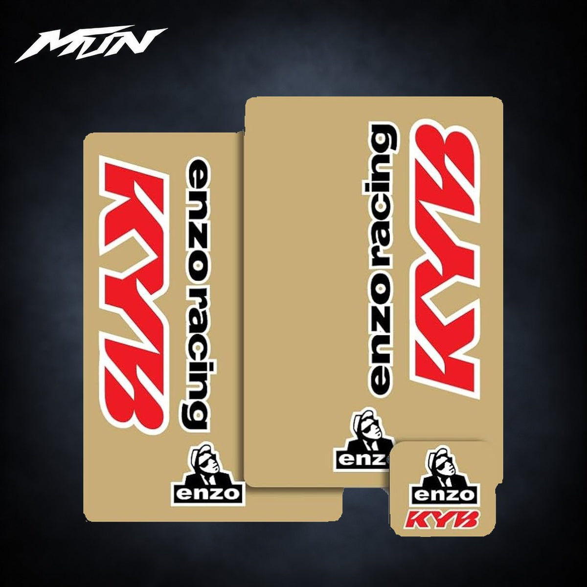 Enzo Racing KYB Fork & Shock Decal Kit | MTN MOTOWORKS E-Moto Performance Parts & Accessories#