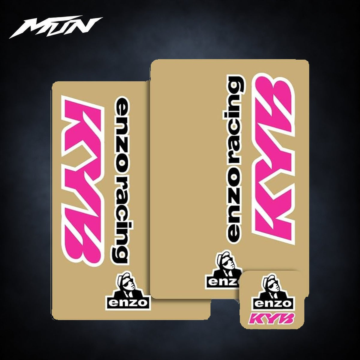 Enzo Racing KYB Fork & Shock Decal Kit | MTN MOTOWORKS E-Moto Performance Parts & Accessories#