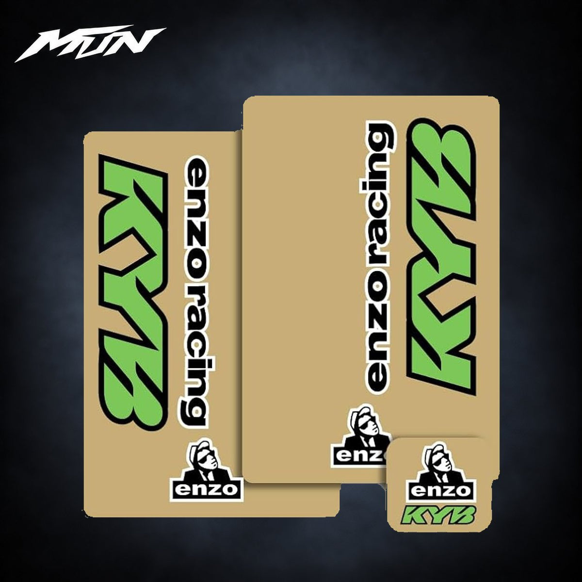 Enzo Racing KYB Fork & Shock Decal Kit | MTN MOTOWORKS E-Moto Performance Parts & Accessories#