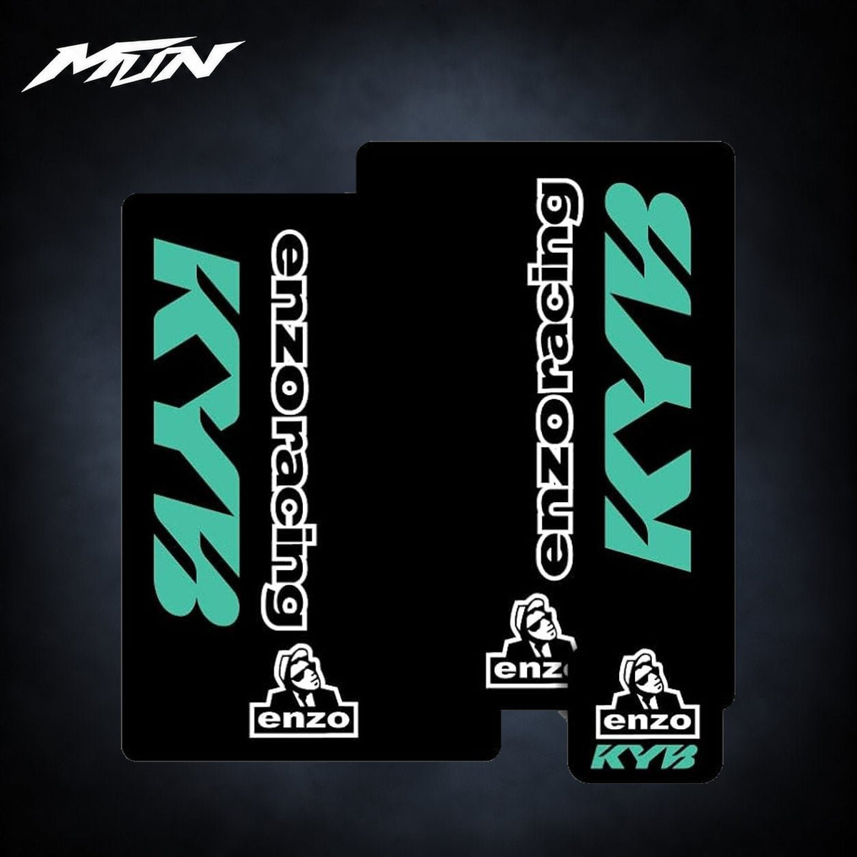 Enzo Racing KYB Fork & Shock Decal Kit | MTN MOTOWORKS E-Moto Performance Parts & Accessories#