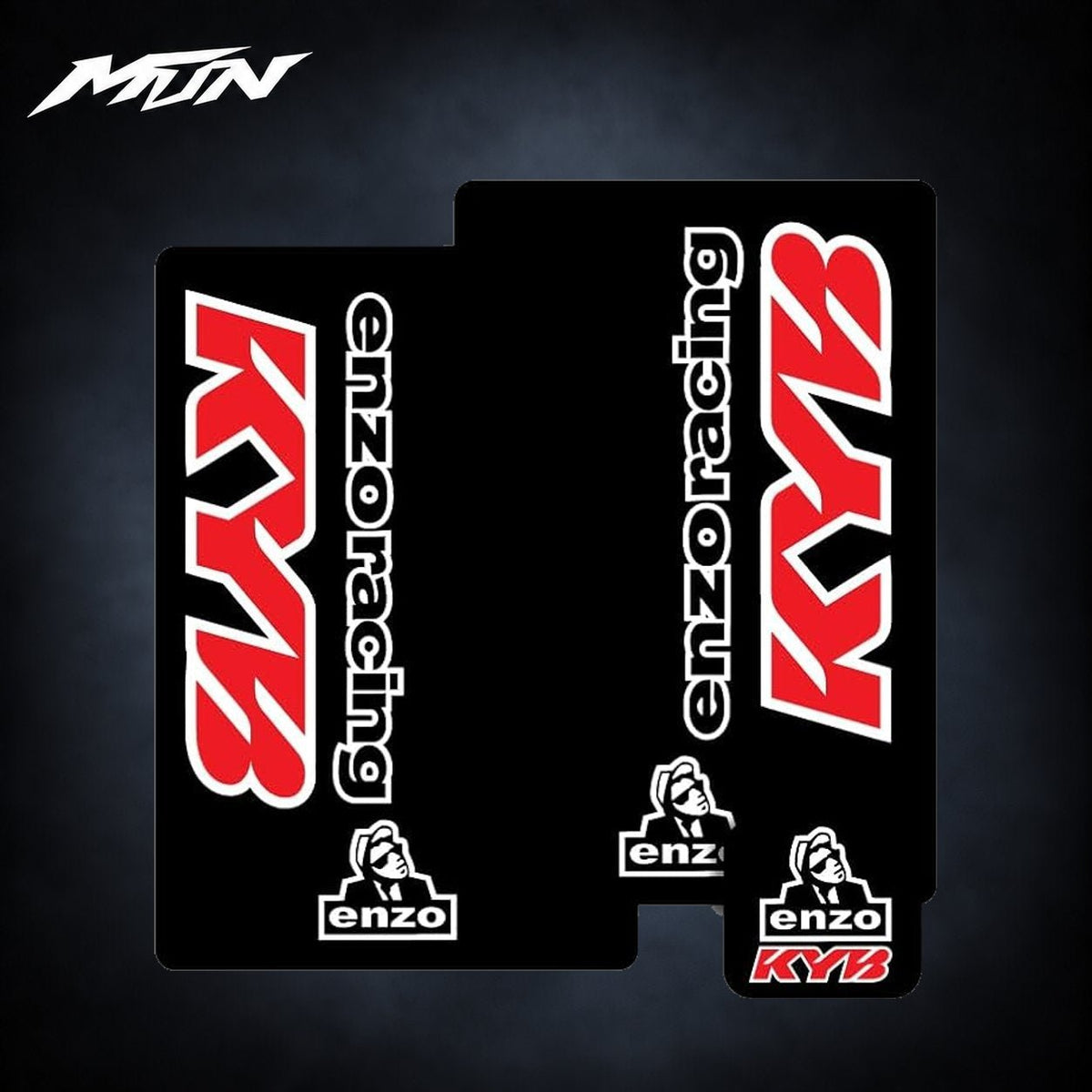 Enzo Racing KYB Fork & Shock Decal Kit | MTN MOTOWORKS E-Moto Performance Parts & Accessories#