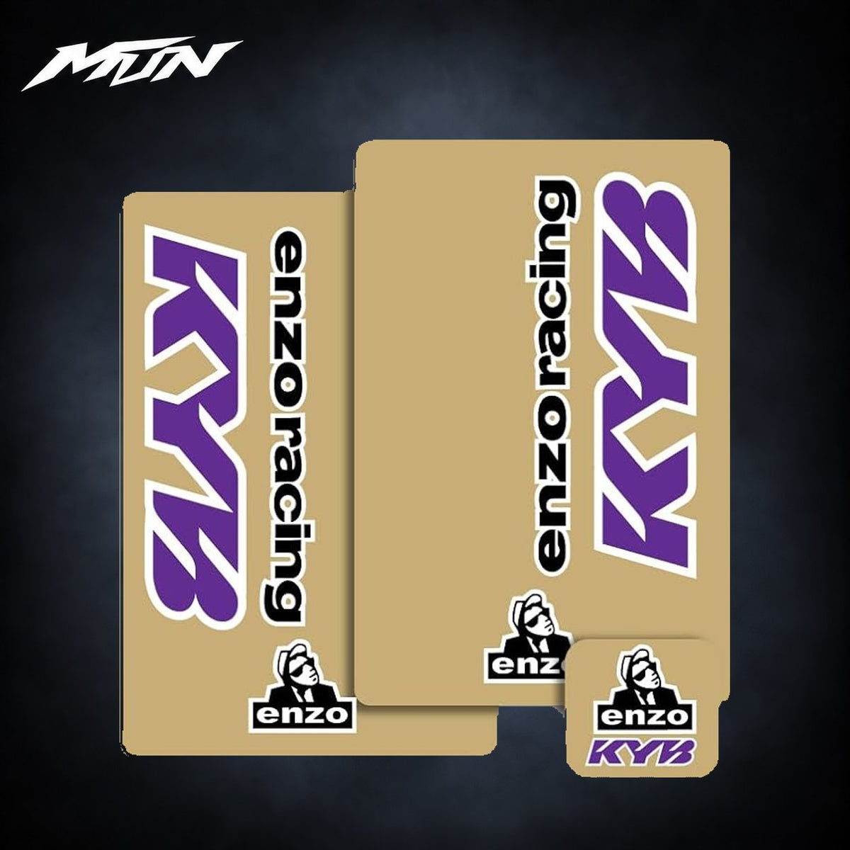 Enzo Racing KYB Fork & Shock Decal Kit | MTN MOTOWORKS E-Moto Performance Parts & Accessories#