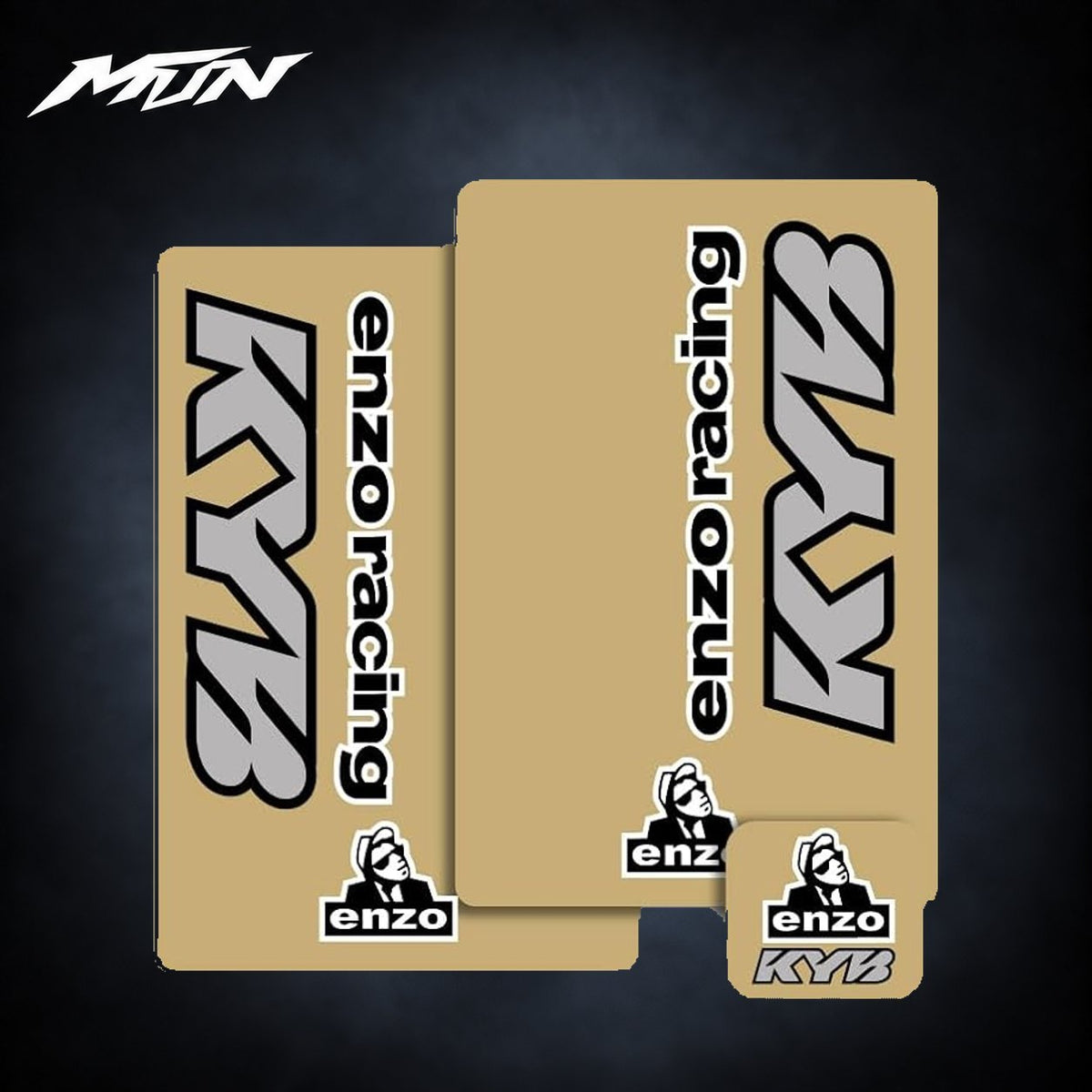 Enzo Racing KYB Fork & Shock Decal Kit | MTN MOTOWORKS E-Moto Performance Parts & Accessories#