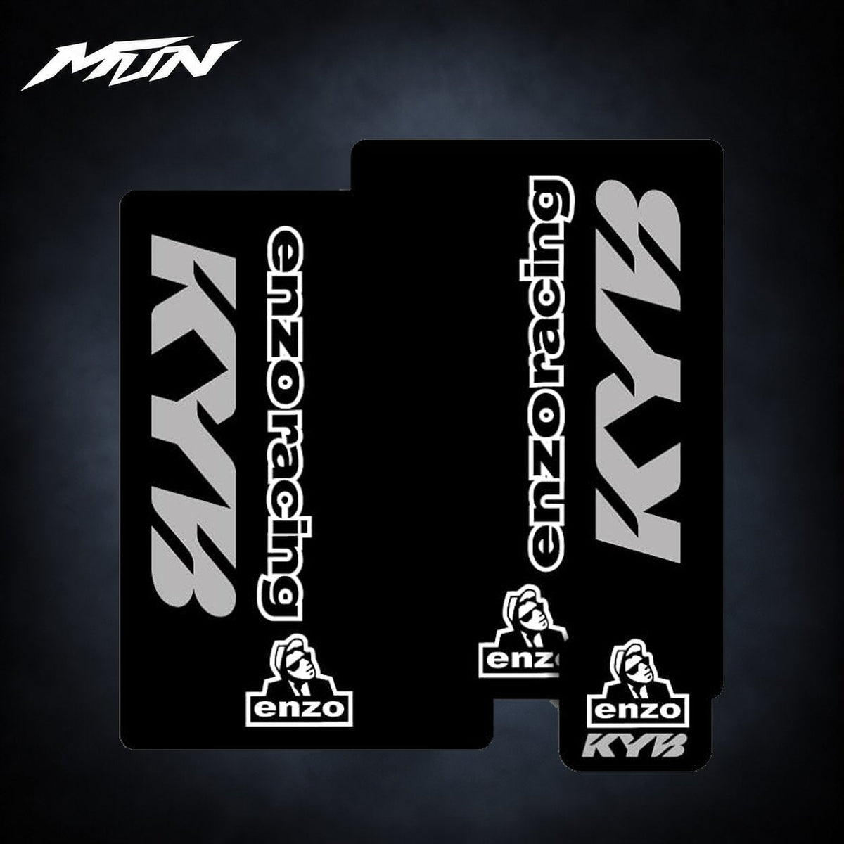 Enzo Racing KYB Fork & Shock Decal Kit | MTN MOTOWORKS E-Moto Performance Parts & Accessories#