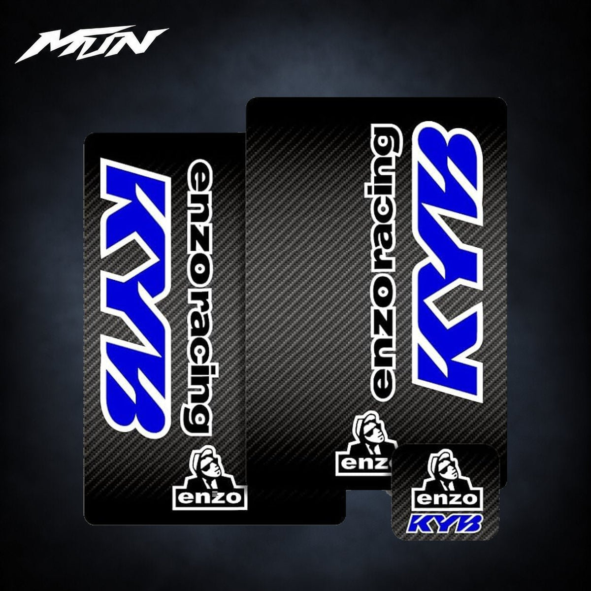 Enzo Racing KYB Fork & Shock Decal Kit | MTN MOTOWORKS E-Moto Performance Parts & Accessories#