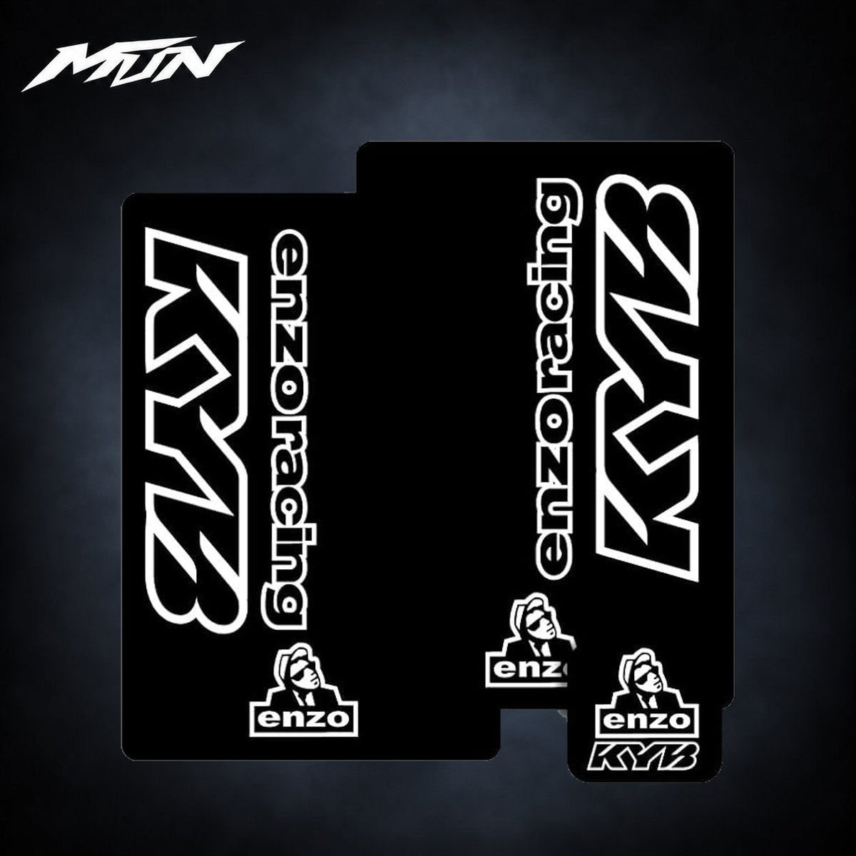Enzo Racing KYB Fork & Shock Decal Kit | MTN MOTOWORKS E-Moto Performance Parts & Accessories#