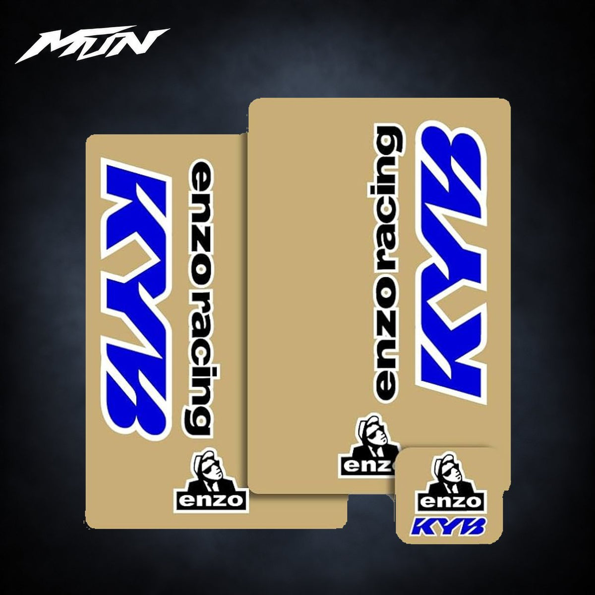 Enzo Racing KYB Fork & Shock Decal Kit | MTN MOTOWORKS E-Moto Performance Parts & Accessories#