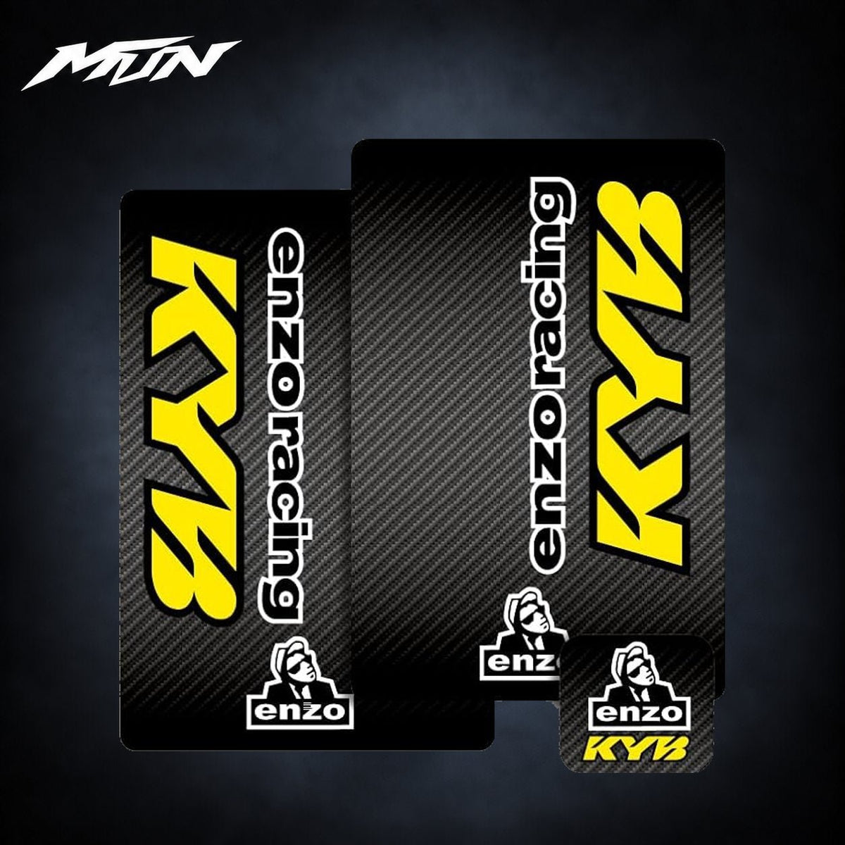 Enzo Racing KYB Fork & Shock Decal Kit | MTN MOTOWORKS E-Moto Performance Parts & Accessories#