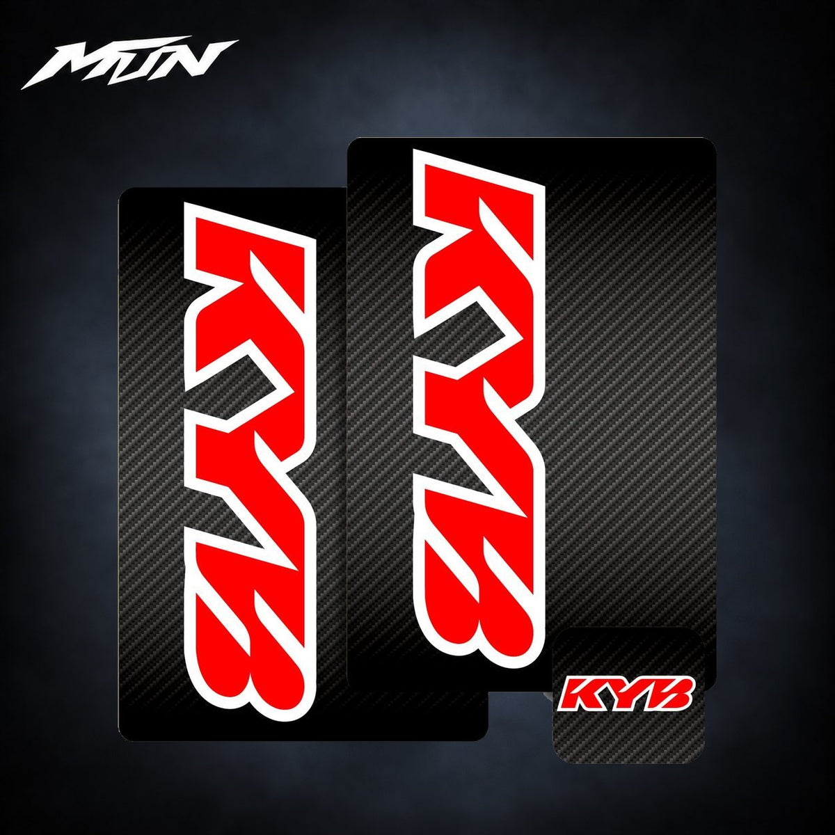 KYB Fork & Shock Motocross Decal Kit | MTN MOTOWORKS E-Moto Performance Parts & Accessories#
