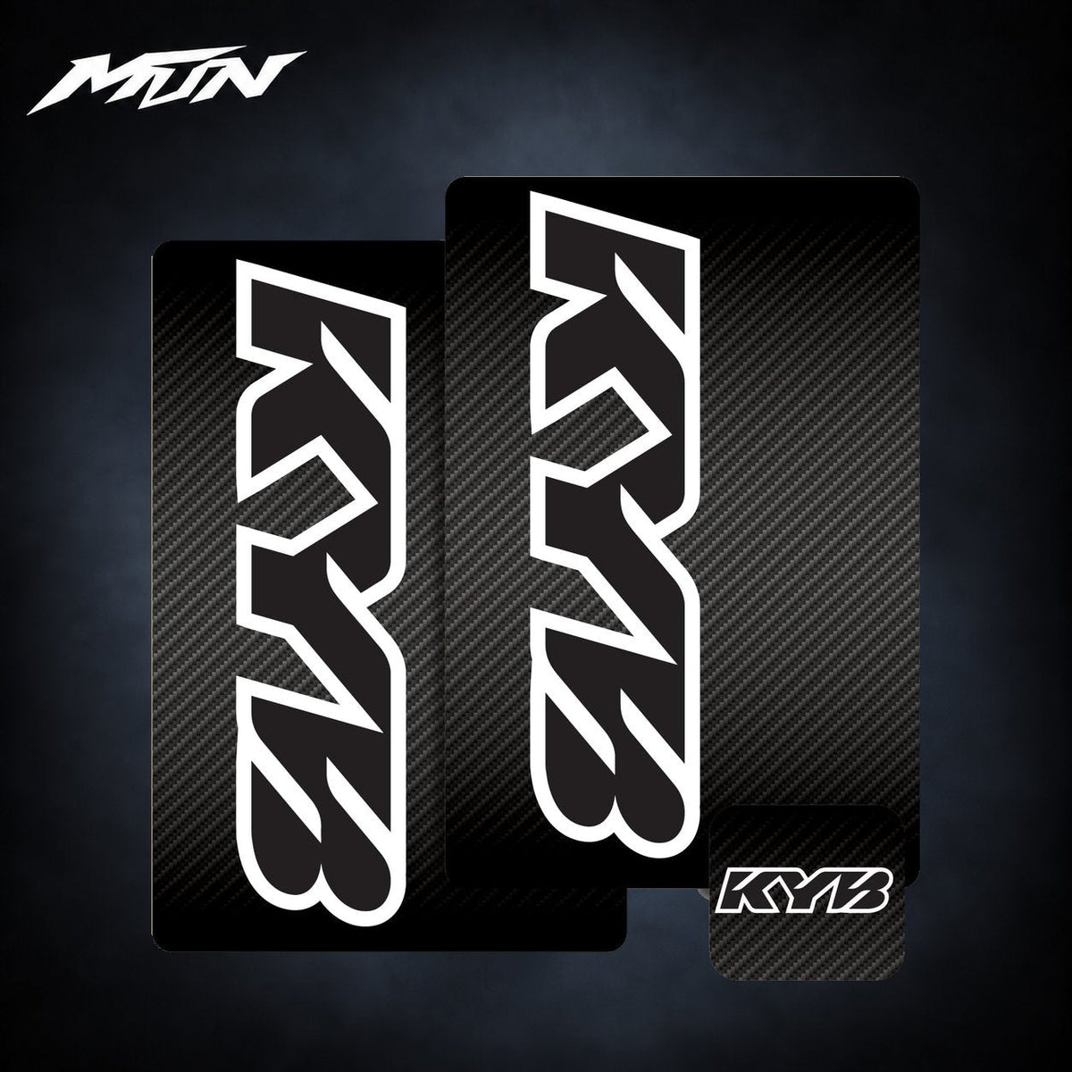 KYB Fork & Shock Motocross Decal Kit | MTN MOTOWORKS E-Moto Performance Parts & Accessories#