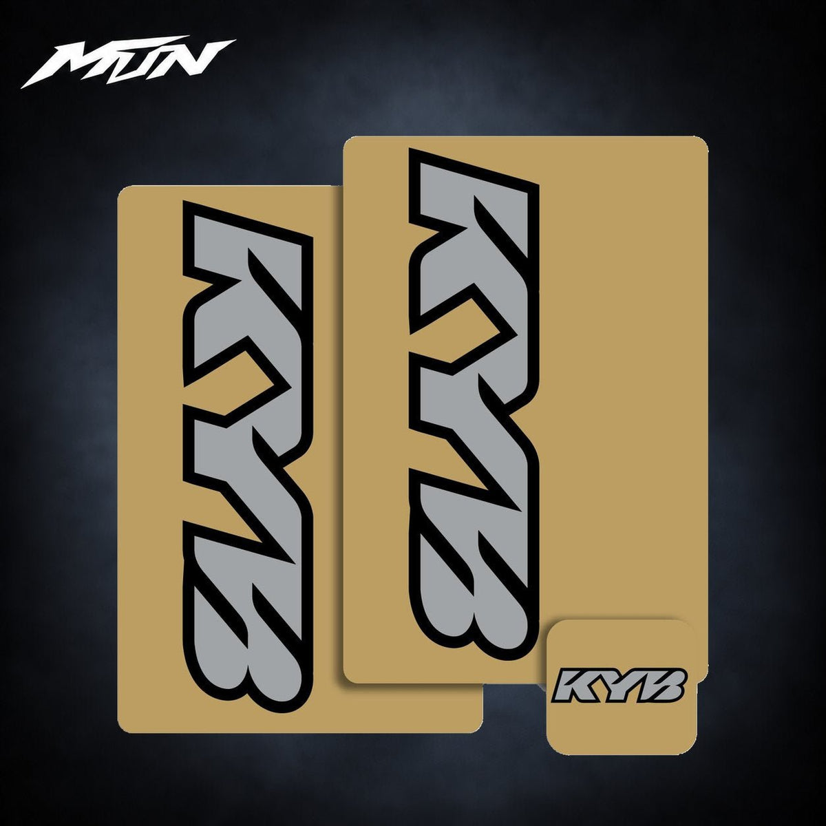 KYB Fork & Shock Motocross Decal Kit | MTN MOTOWORKS E-Moto Performance Parts & Accessories#