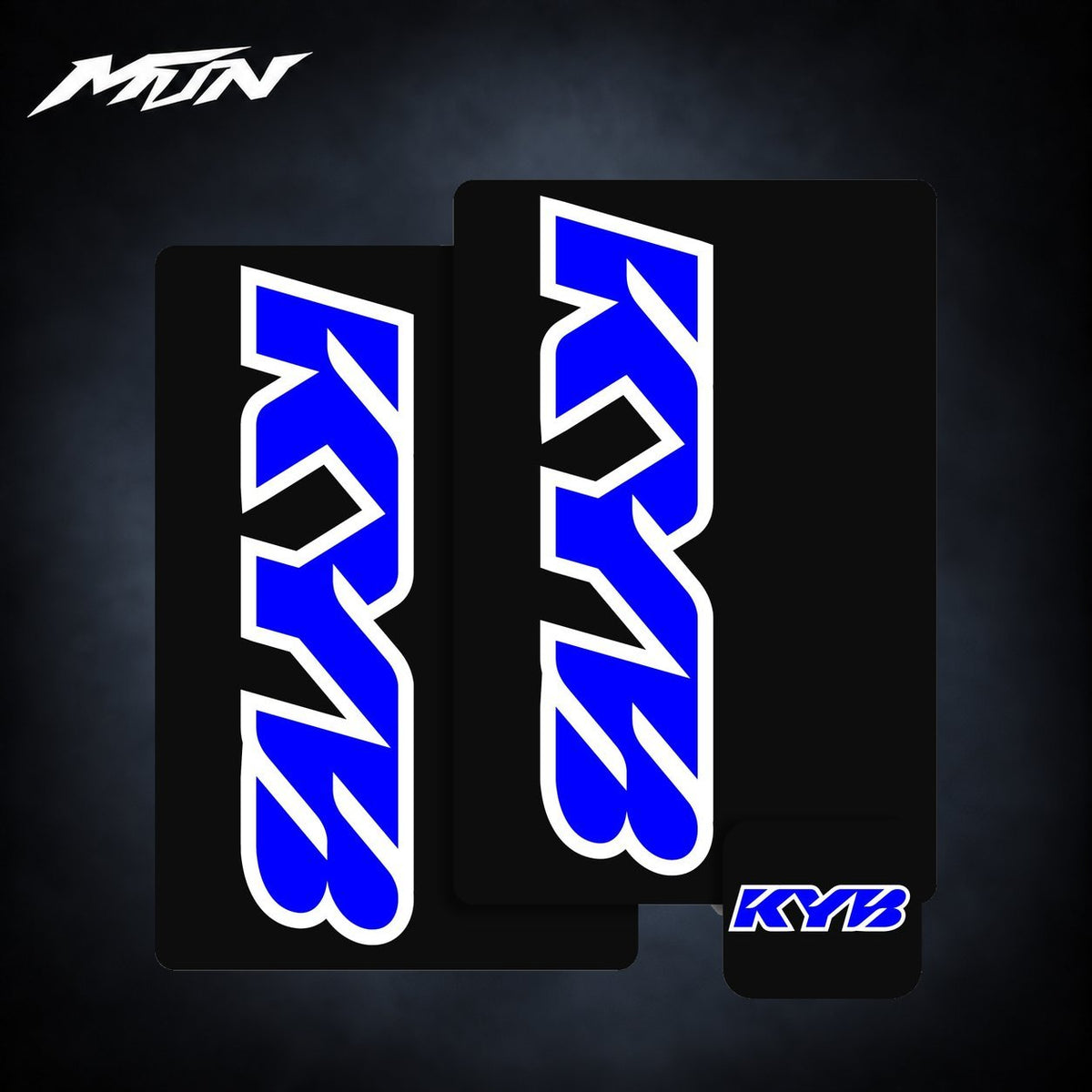 KYB Fork & Shock Motocross Decal Kit | MTN MOTOWORKS E-Moto Performance Parts & Accessories#