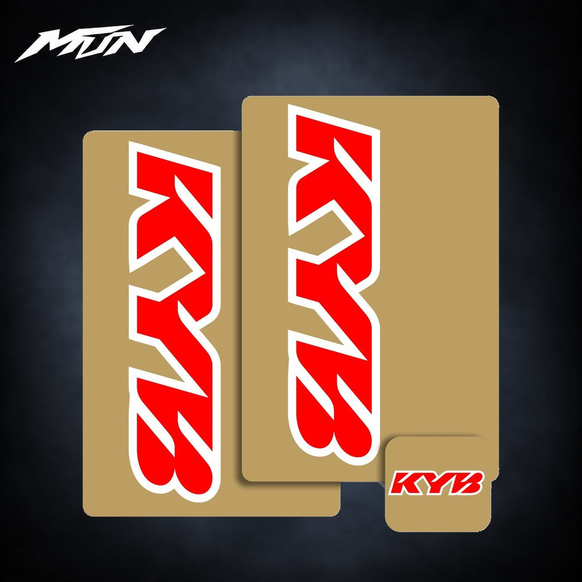 KYB Fork & Shock Motocross Decal Kit | MTN MOTOWORKS E-Moto Performance Parts & Accessories#