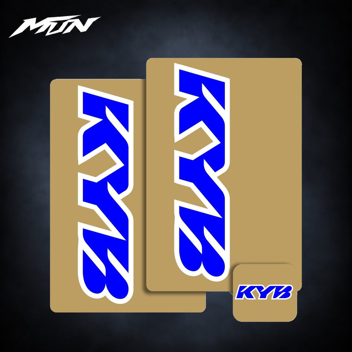 KYB Fork & Shock Motocross Decal Kit | MTN MOTOWORKS E-Moto Performance Parts & Accessories#