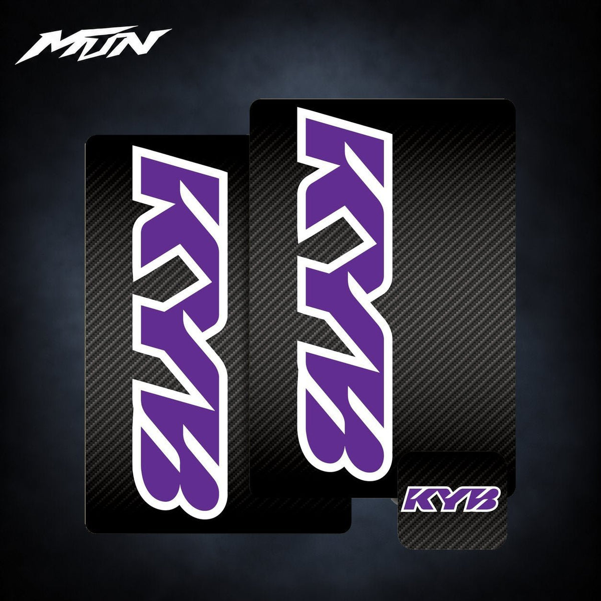 KYB Fork & Shock Motocross Decal Kit | MTN MOTOWORKS E-Moto Performance Parts & Accessories#