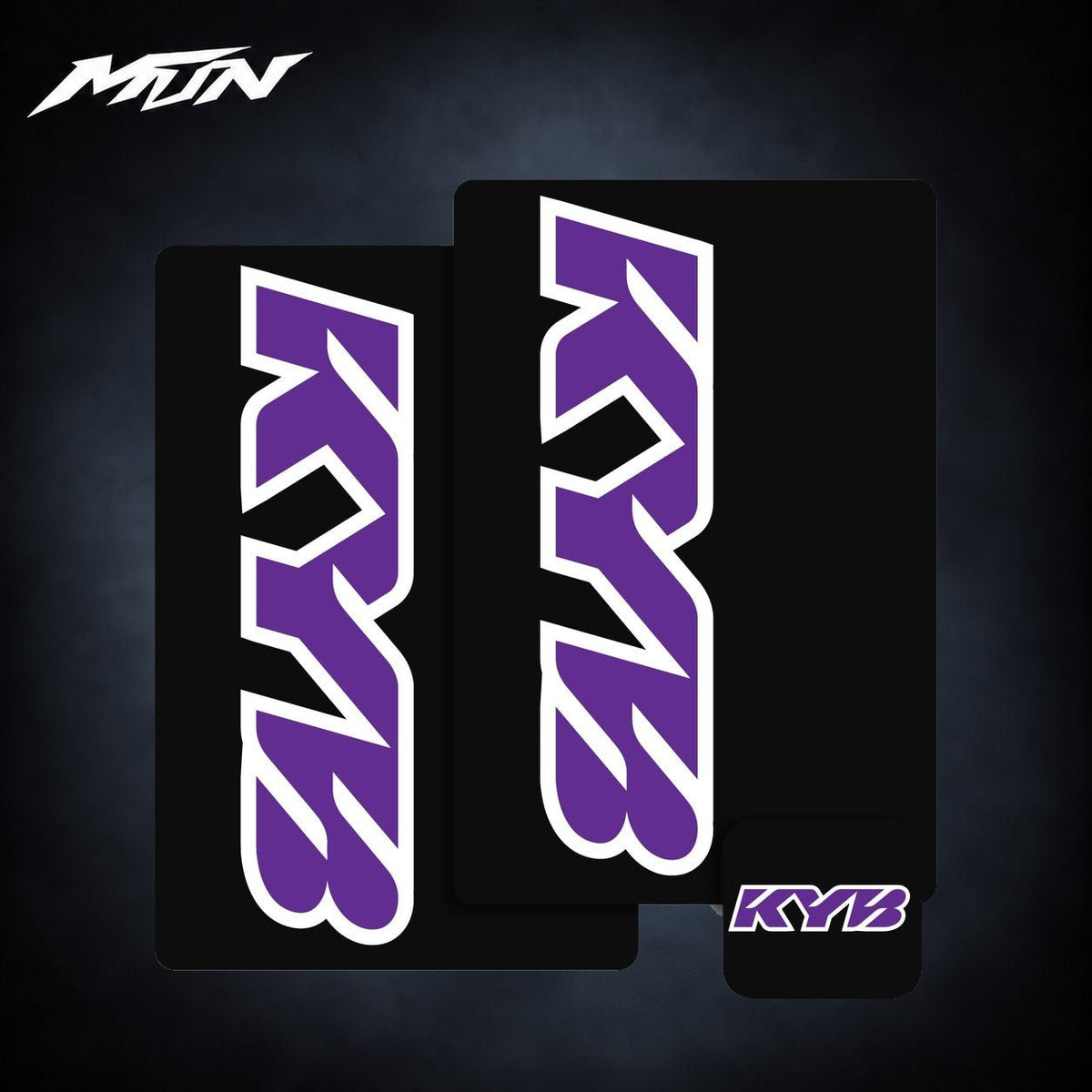 KYB Fork & Shock Motocross Decal Kit | MTN MOTOWORKS E-Moto Performance Parts & Accessories#