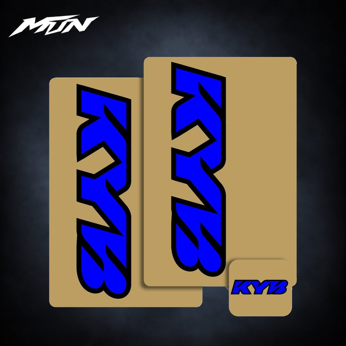 KYB Fork & Shock Motocross Decal Kit | MTN MOTOWORKS E-Moto Performance Parts & Accessories#
