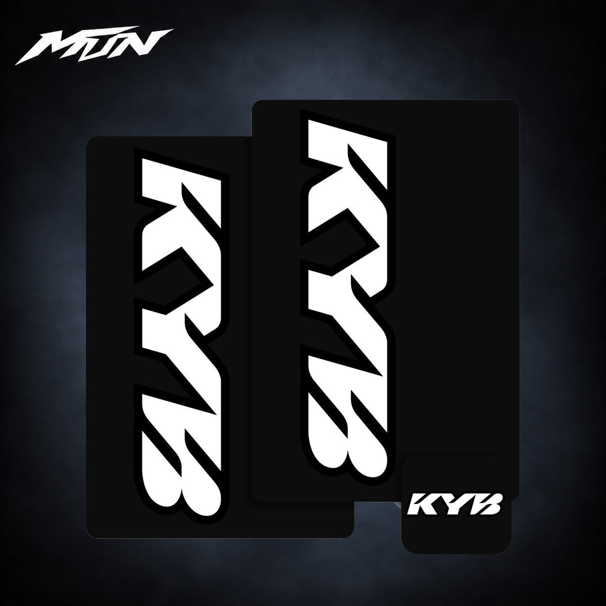 KYB Fork & Shock Motocross Decal Kit | MTN MOTOWORKS E-Moto Performance Parts & Accessories#