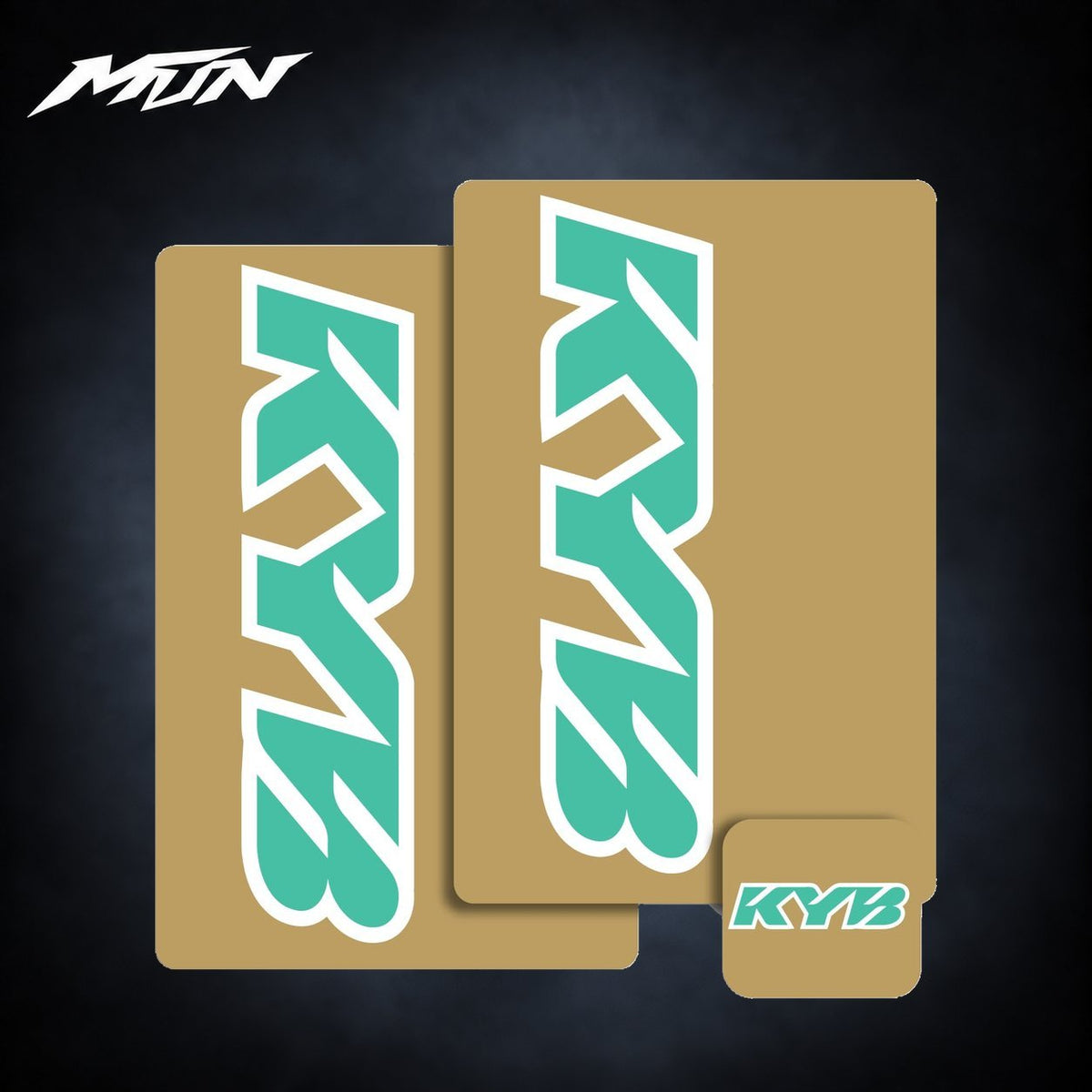 KYB Fork & Shock Motocross Decal Kit | MTN MOTOWORKS E-Moto Performance Parts & Accessories#