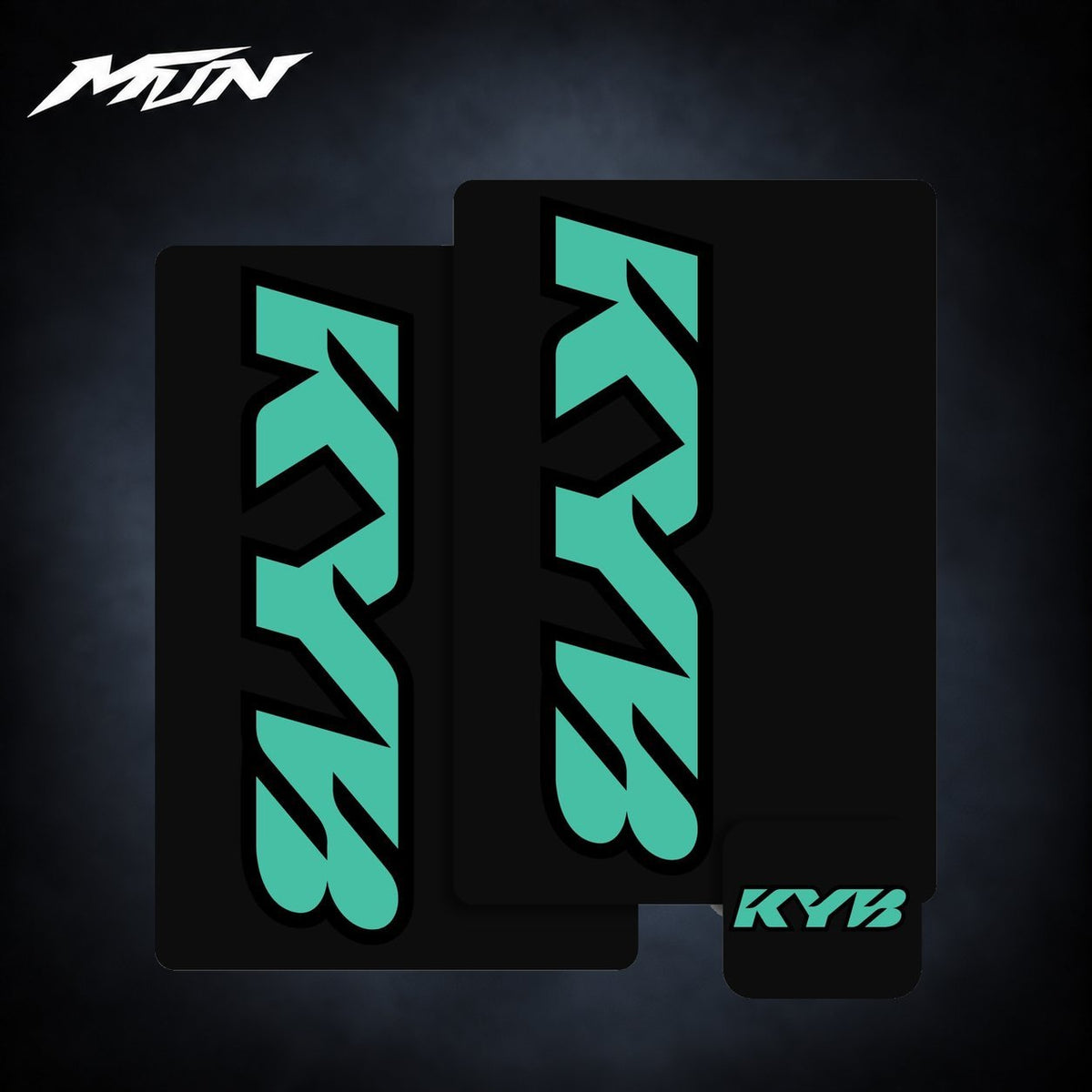 KYB Fork & Shock Motocross Decal Kit | MTN MOTOWORKS E-Moto Performance Parts & Accessories#