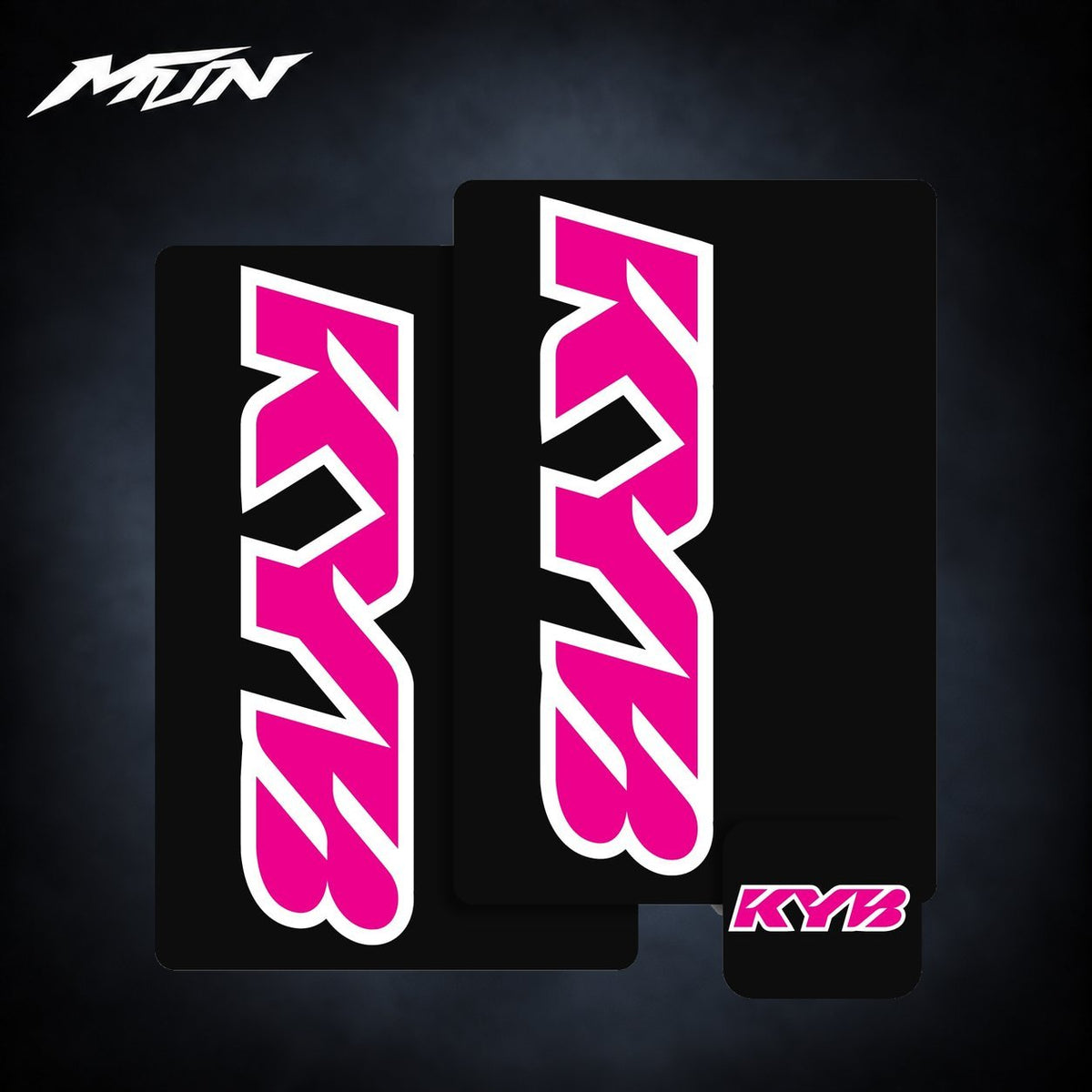 KYB Fork & Shock Motocross Decal Kit | MTN MOTOWORKS E-Moto Performance Parts & Accessories#