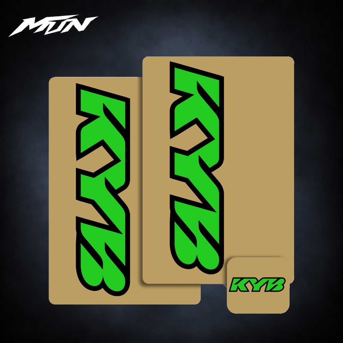 KYB Fork & Shock Motocross Decal Kit | MTN MOTOWORKS E-Moto Performance Parts & Accessories#