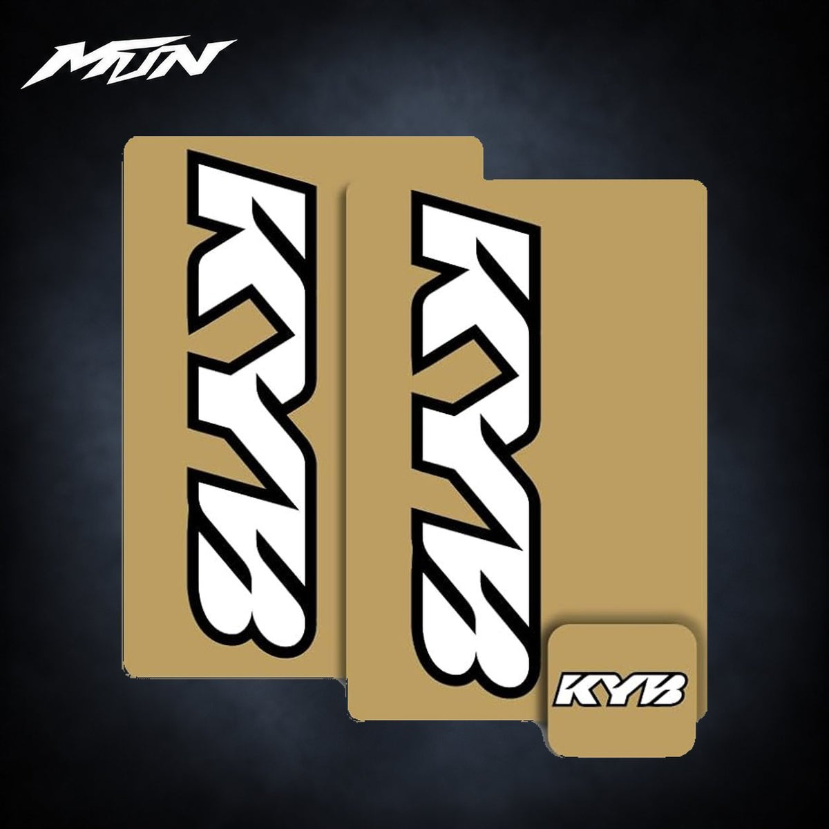 KYB Fork & Shock Motocross Decal Kit | MTN MOTOWORKS E-Moto Performance Parts & Accessories#