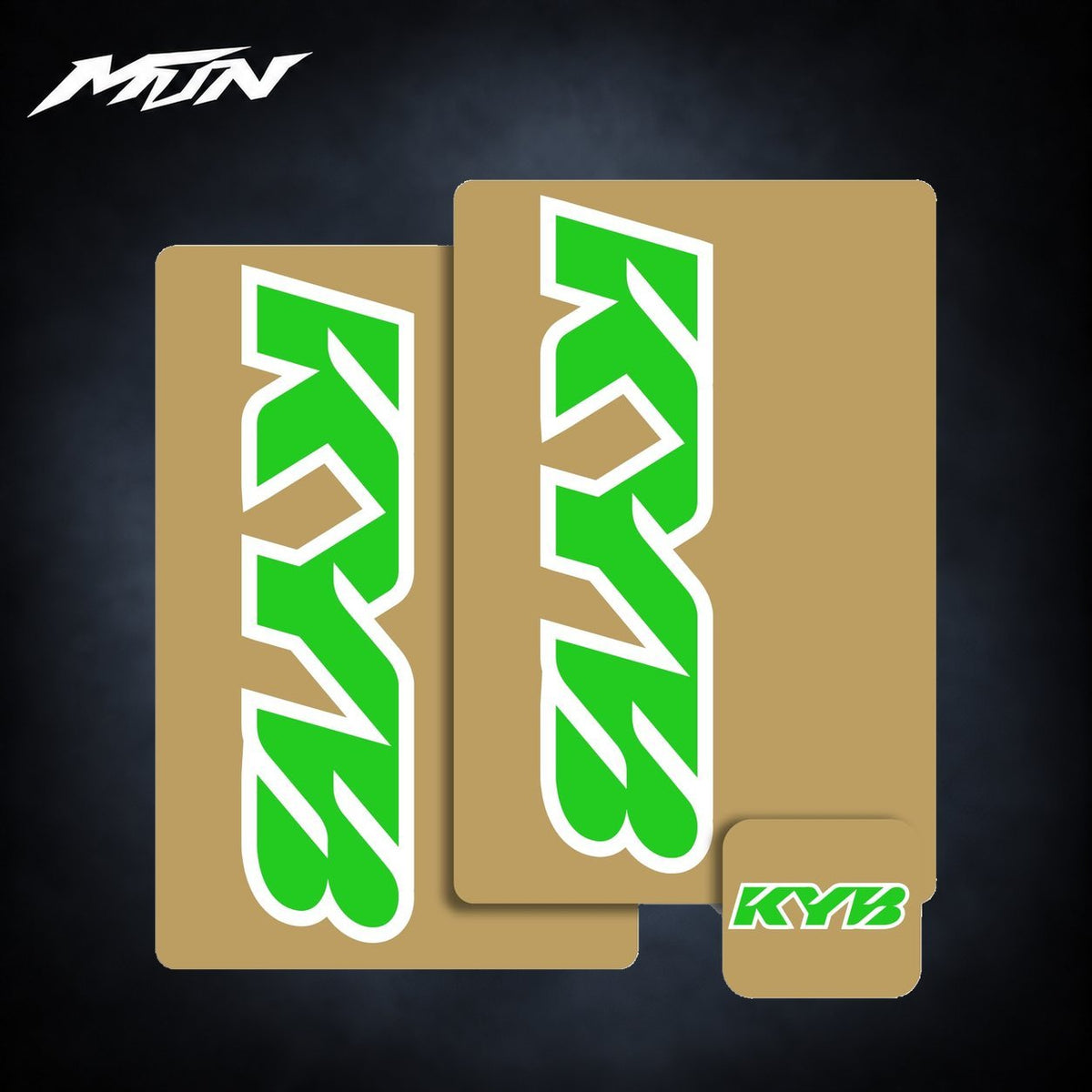 KYB Fork & Shock Motocross Decal Kit | MTN MOTOWORKS E-Moto Performance Parts & Accessories#
