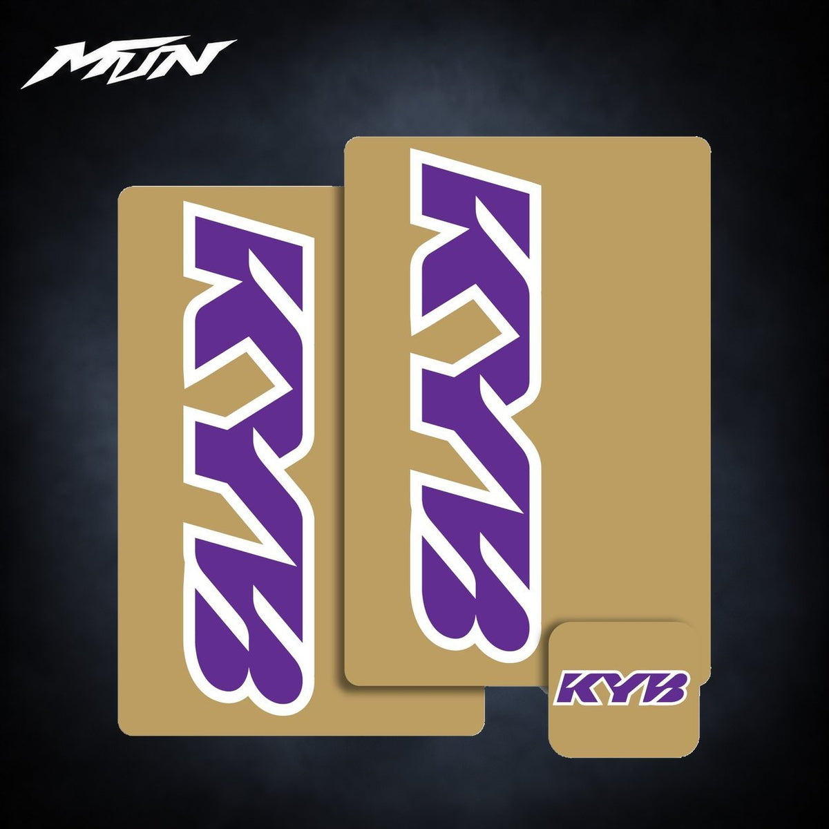 KYB Fork & Shock Motocross Decal Kit | MTN MOTOWORKS E-Moto Performance Parts & Accessories#