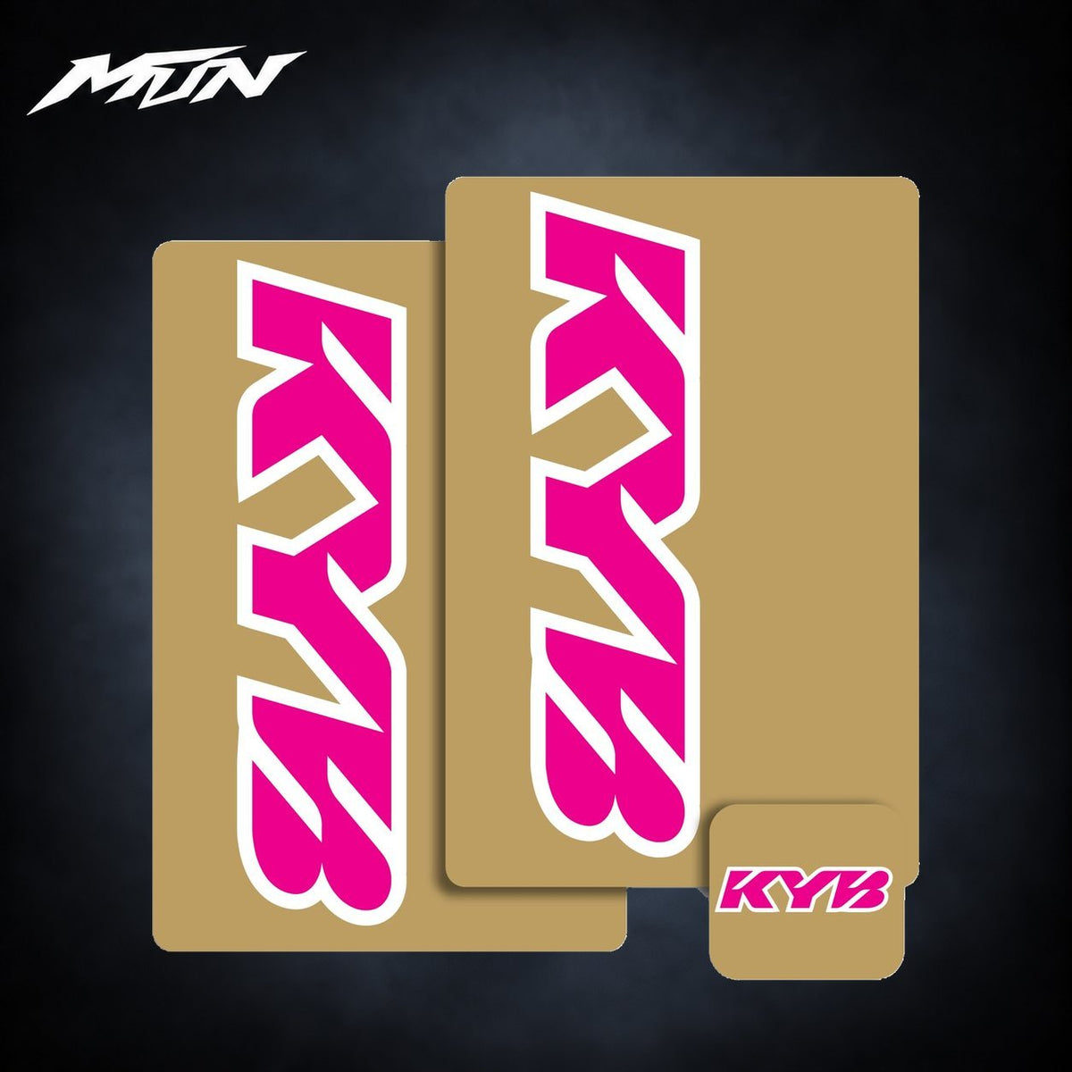 KYB Fork & Shock Motocross Decal Kit | MTN MOTOWORKS E-Moto Performance Parts & Accessories#