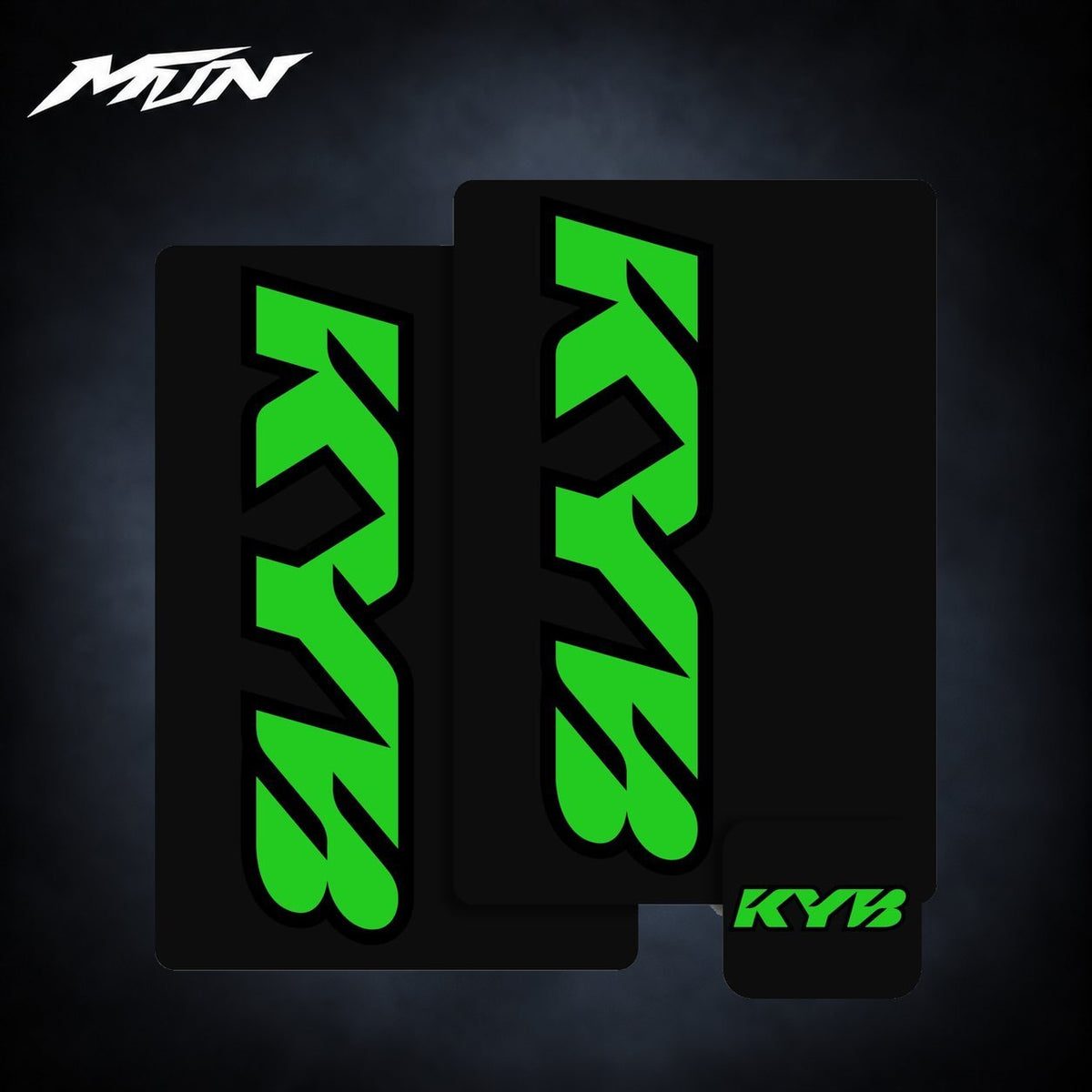 KYB Fork & Shock Motocross Decal Kit | MTN MOTOWORKS E-Moto Performance Parts & Accessories#