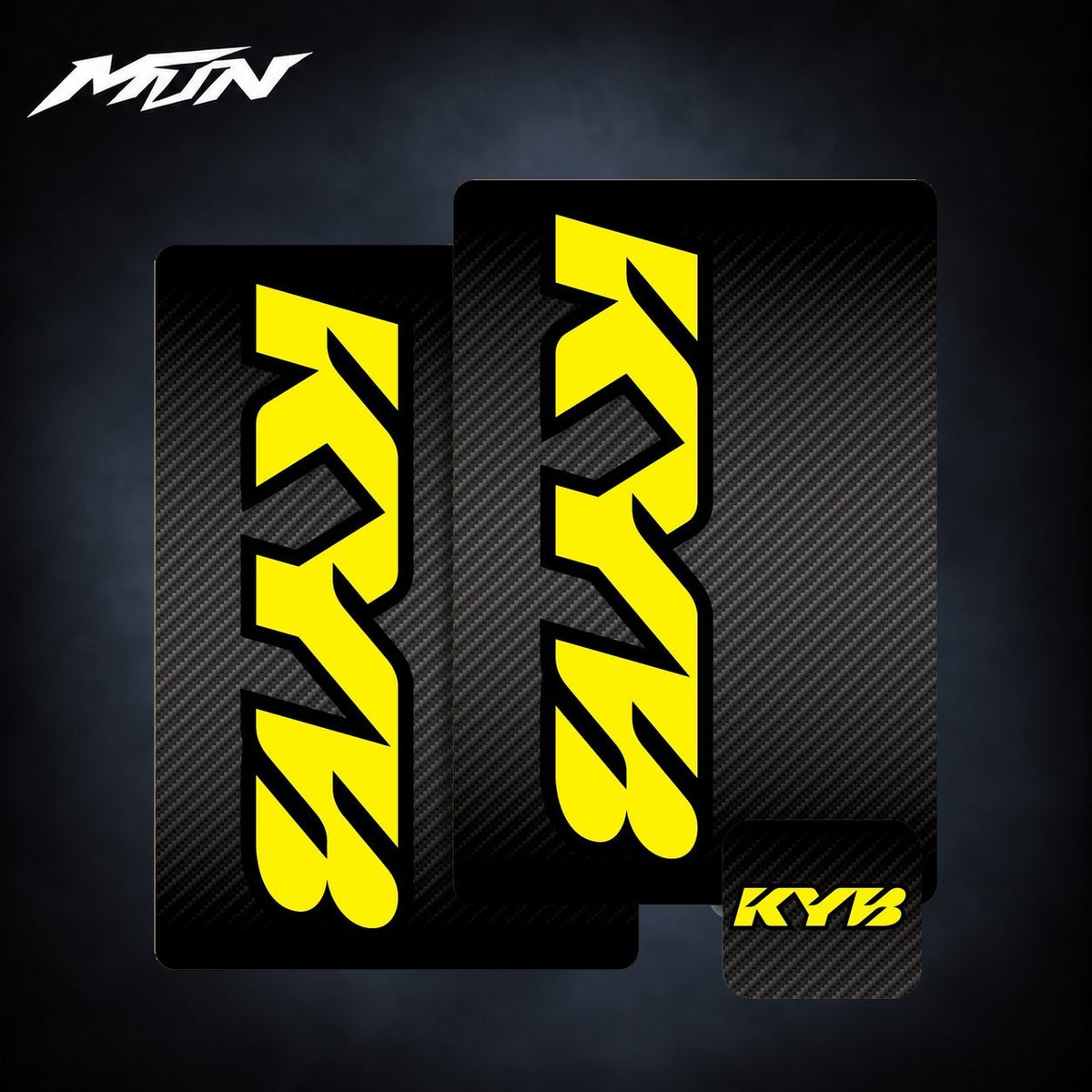 KYB Fork & Shock Motocross Decal Kit | MTN MOTOWORKS E-Moto Performance Parts & Accessories#