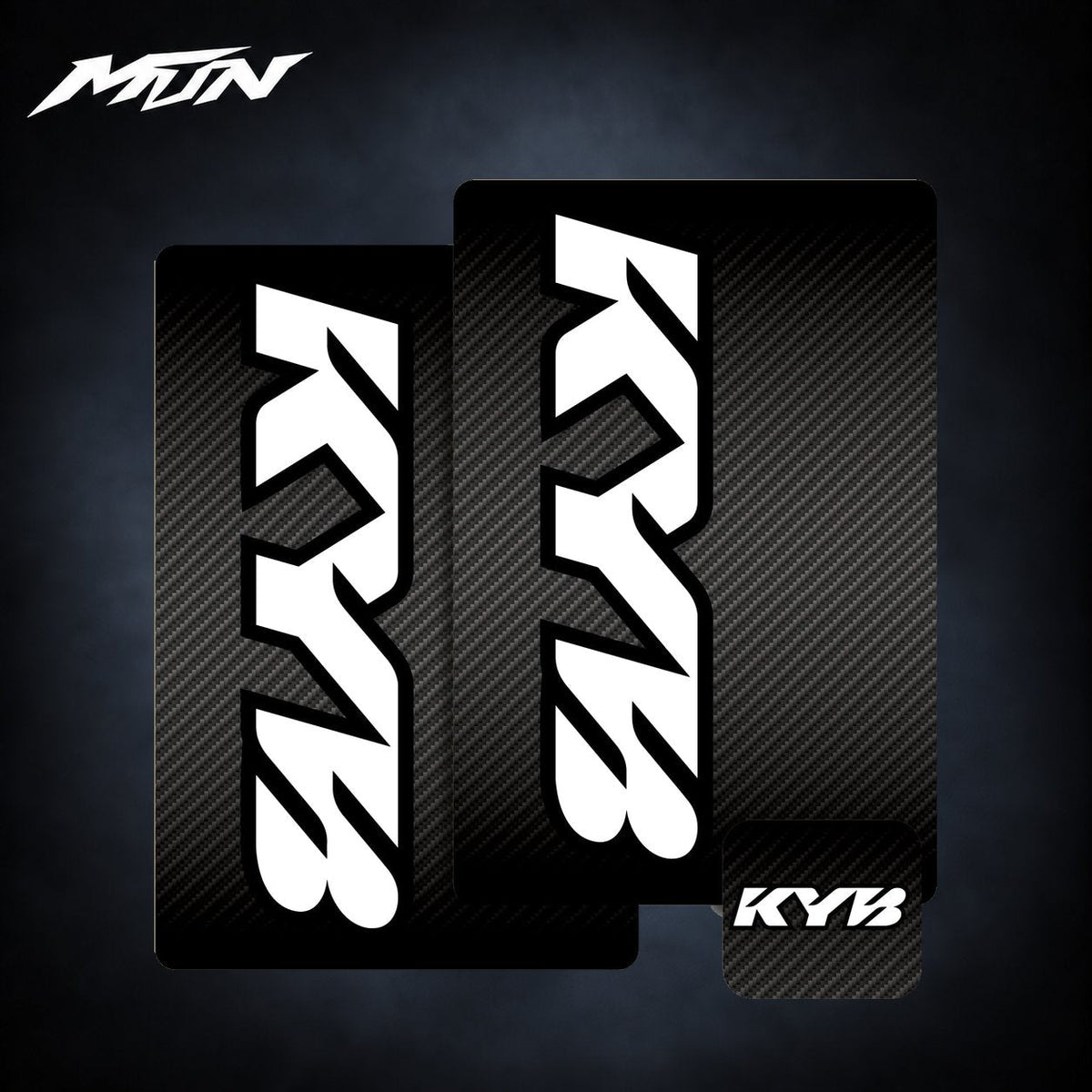 KYB Fork & Shock Motocross Decal Kit | MTN MOTOWORKS E-Moto Performance Parts & Accessories#