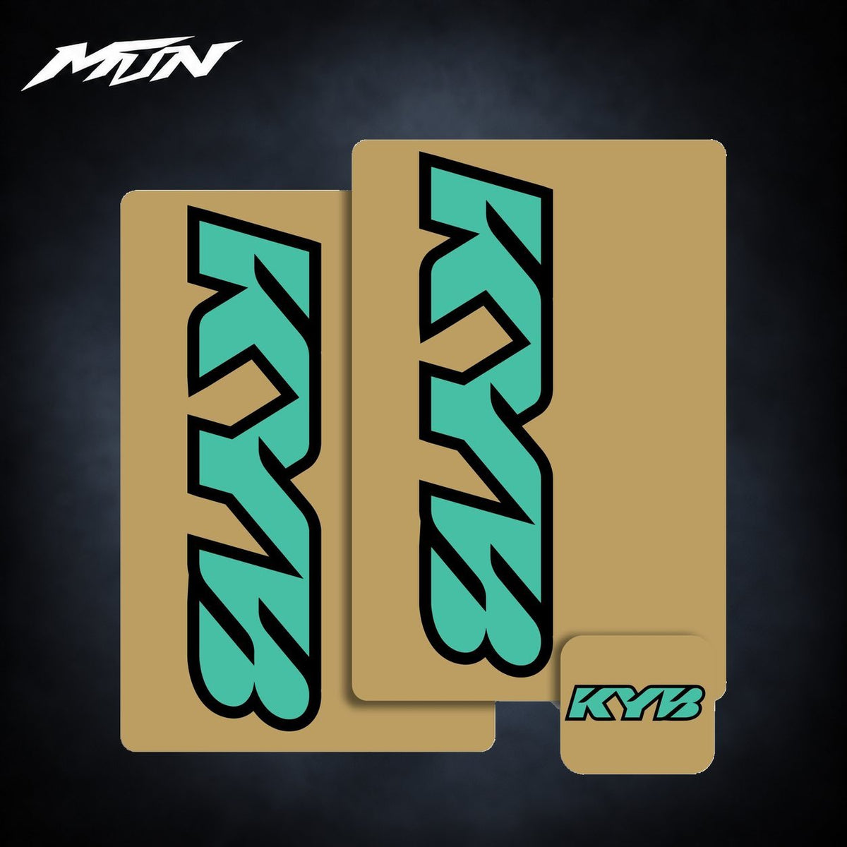 KYB Fork & Shock Motocross Decal Kit | MTN MOTOWORKS E-Moto Performance Parts & Accessories#