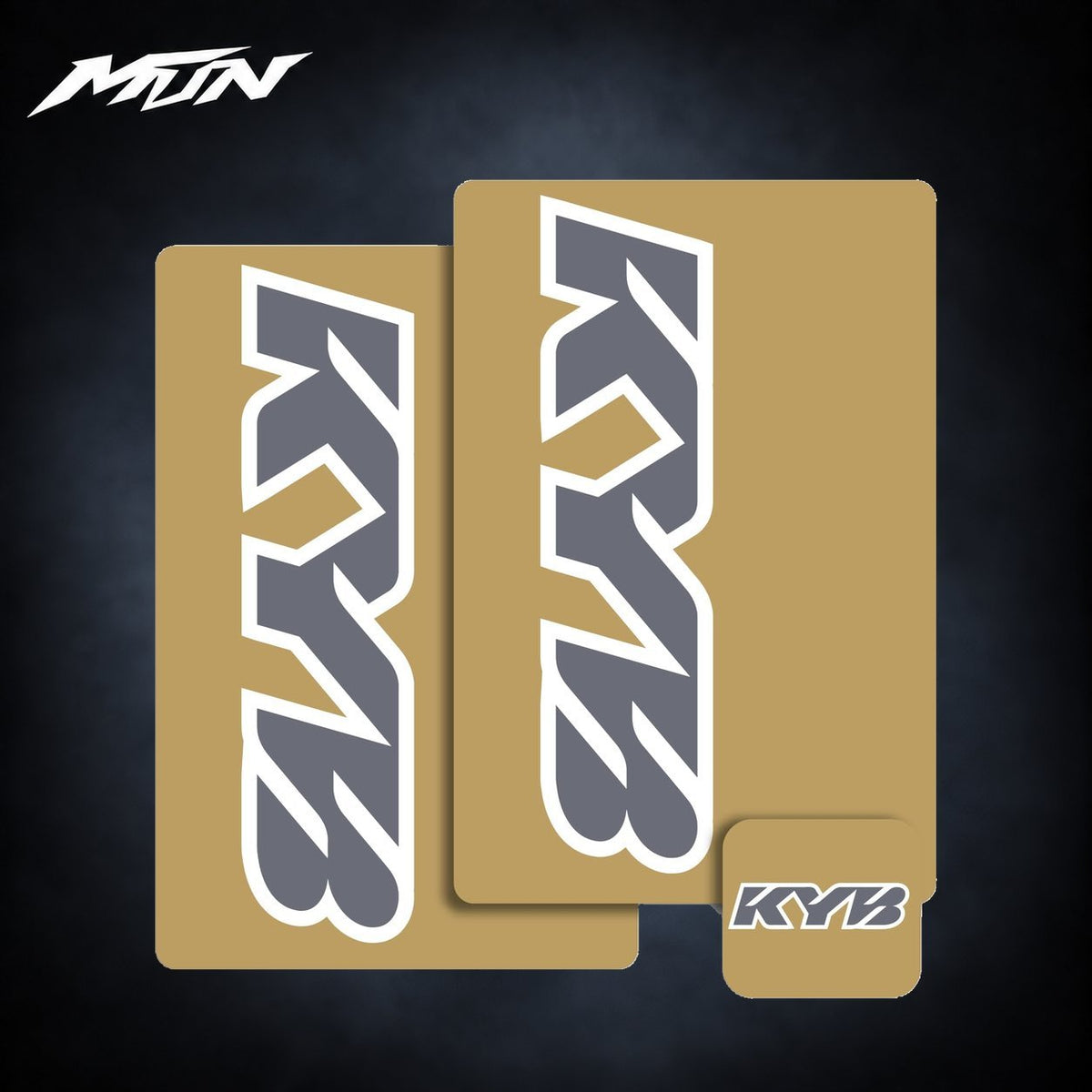 KYB Fork & Shock Motocross Decal Kit | MTN MOTOWORKS E-Moto Performance Parts & Accessories#