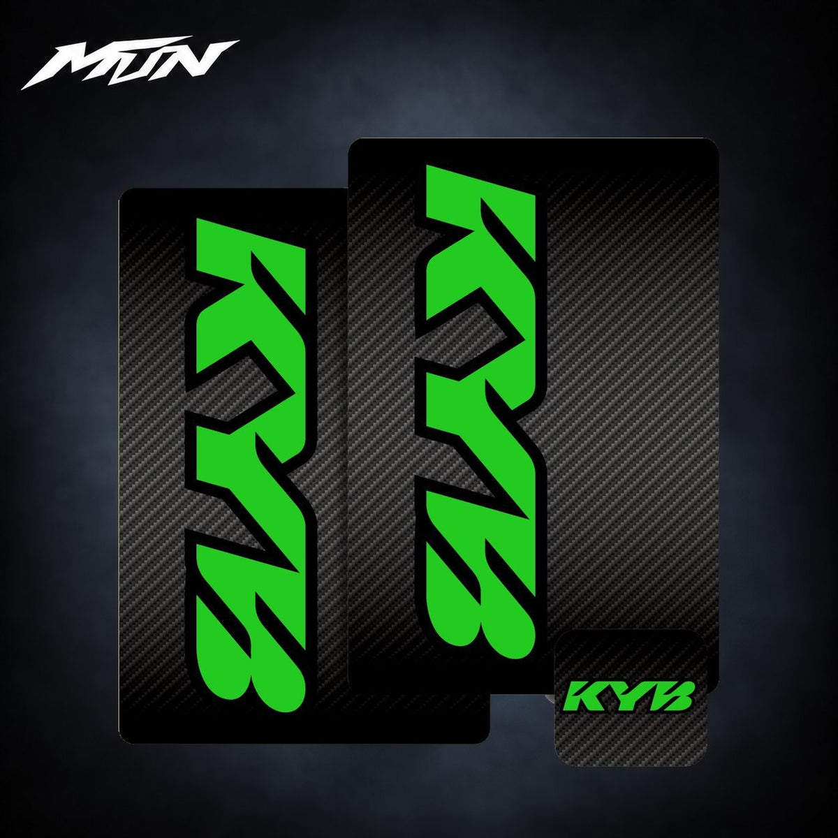 KYB Fork & Shock Motocross Decal Kit | MTN MOTOWORKS E-Moto Performance Parts & Accessories#